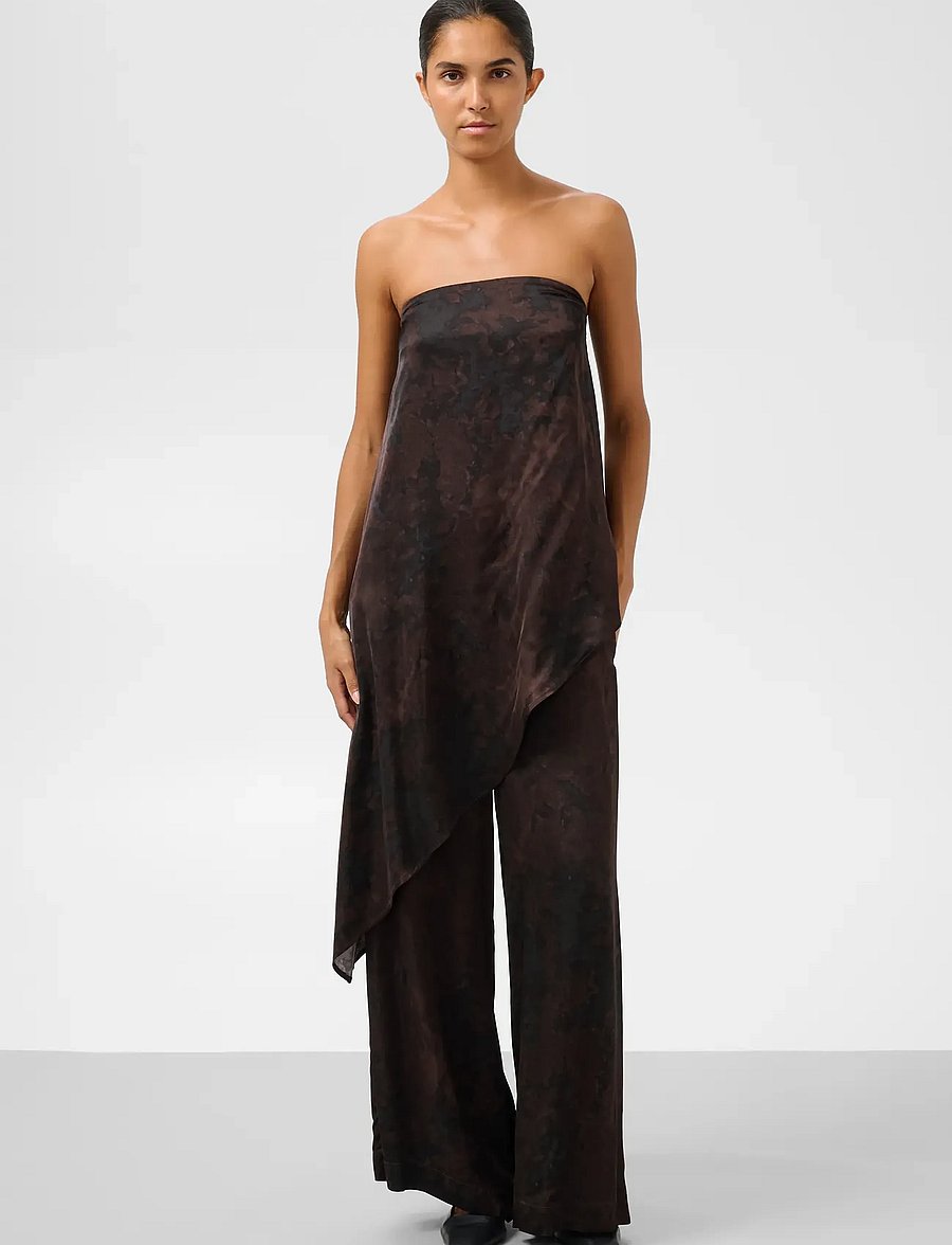 Soaked - SLCinna Pull Up Pants Printed - culottes - brown shadows - 3