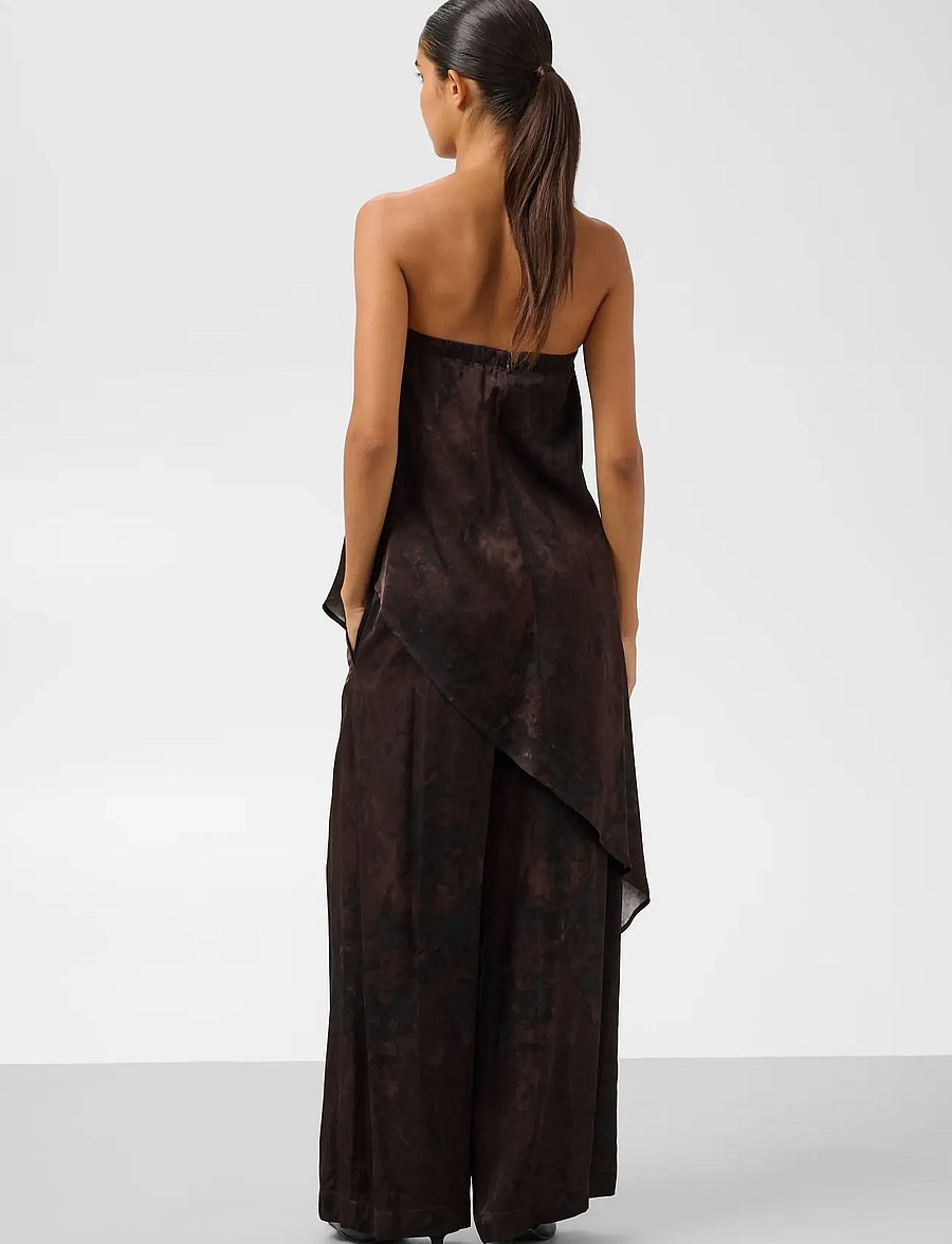 Soaked - SLCinna Pull Up Pants Printed - culottes - brown shadows - 4