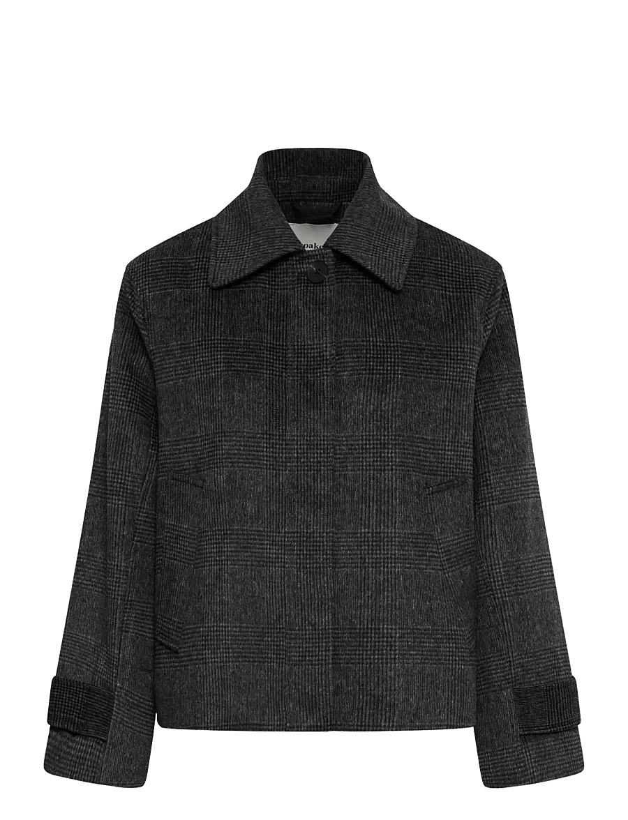 Soaked - SLMaka Akeleje Jacket - grey melange check - 1