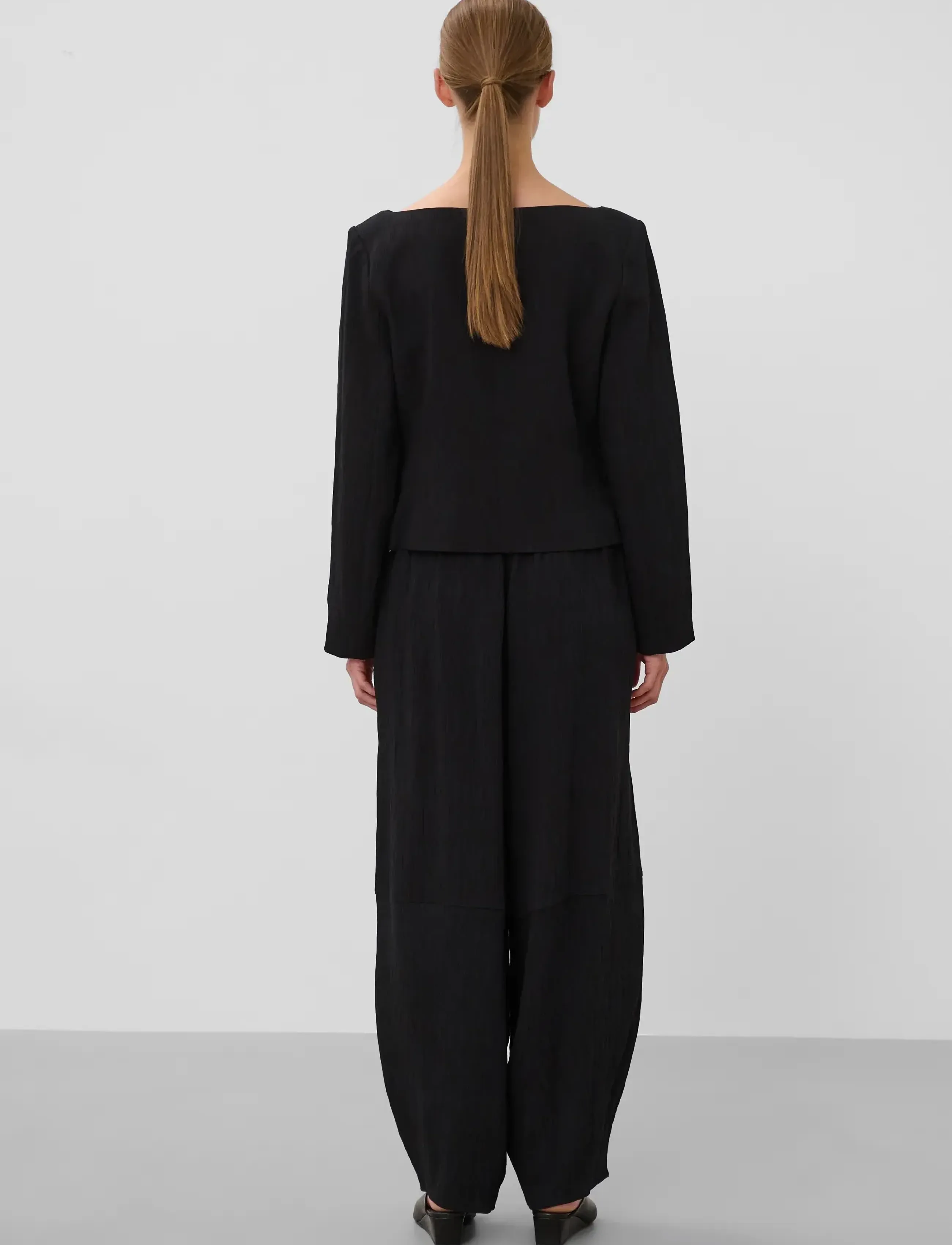 Soaked - SLCevilla Pants - hosen mit geradem bein - black - 4
