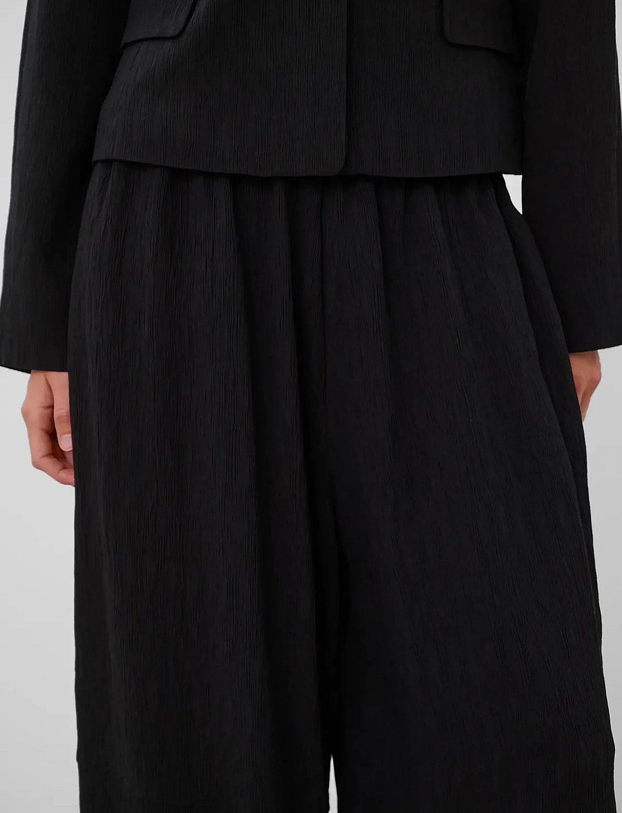 Soaked - SLCevilla Pants - hosen mit geradem bein - black - 5