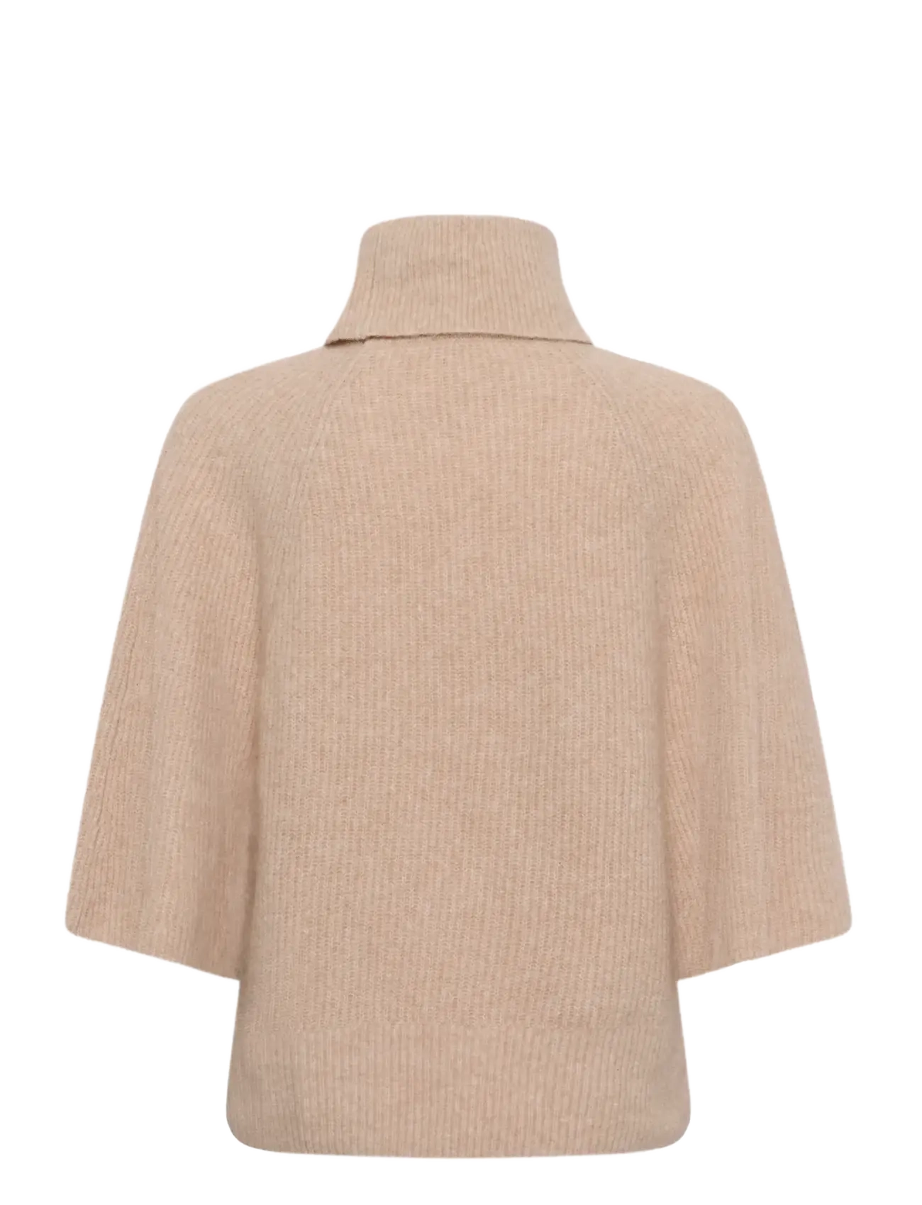 Soaked - SLBean Flare Pullover - jumpers - wood ash melange - 2