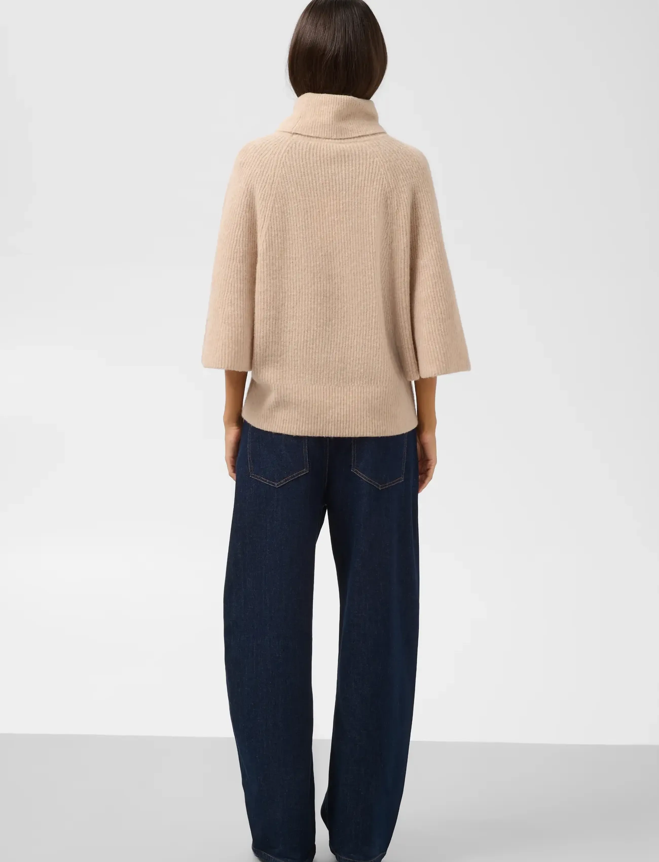 Soaked - SLBean Flare Pullover - jumpers - wood ash melange - 4