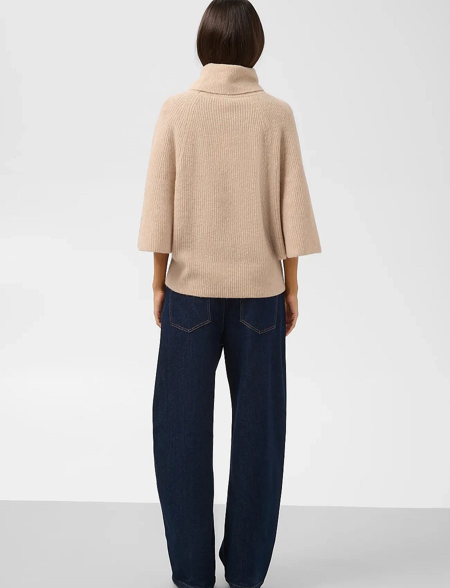 Soaked - SLBean Flare Pullover - jumpers - wood ash melange - 4