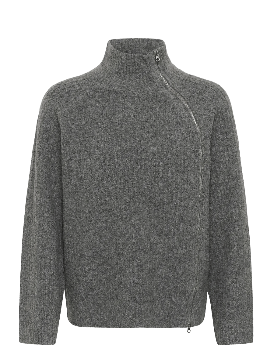 Soaked - SLAcorn Pullover - jumpers - dark grey melange - 1
