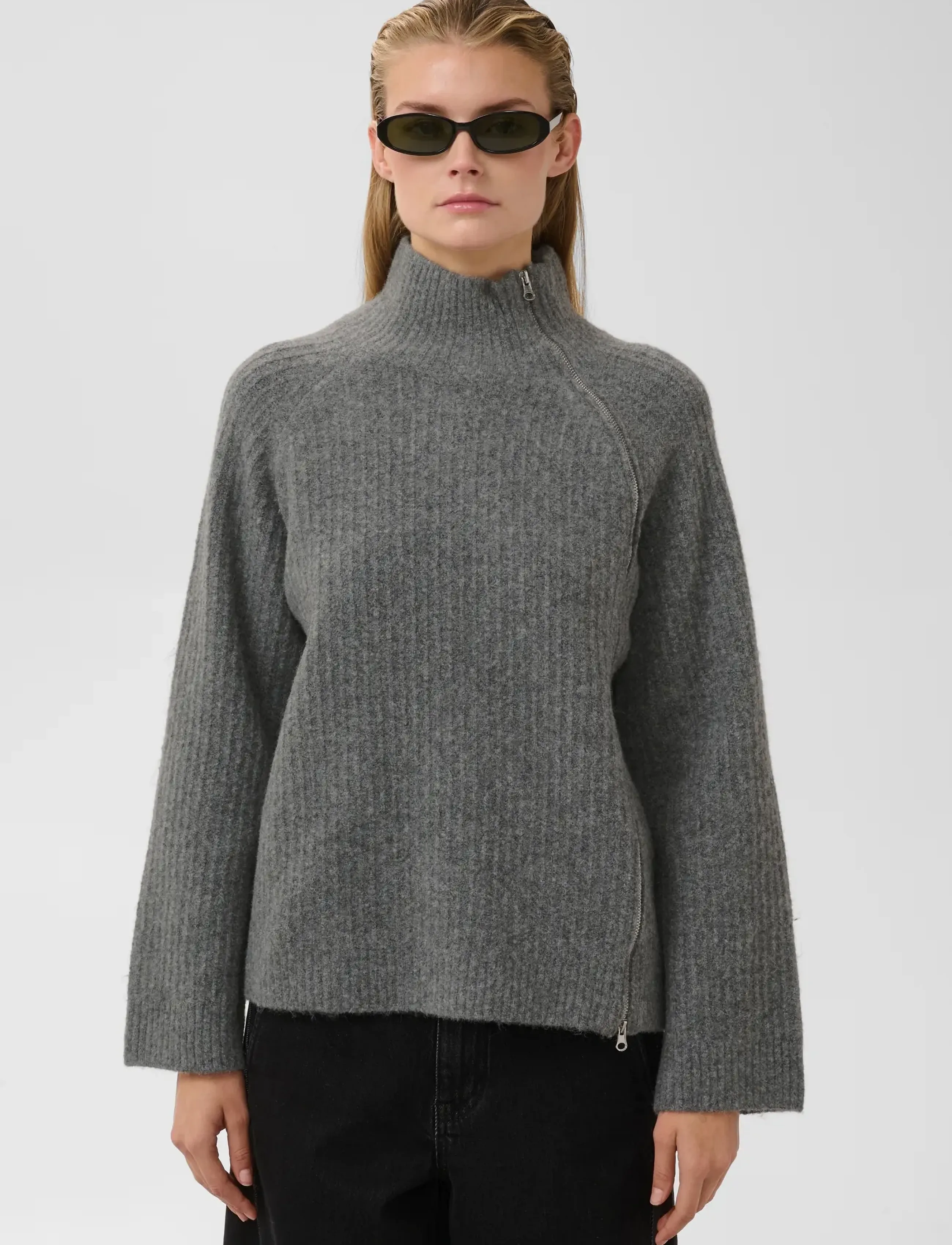 Soaked - SLAcorn Pullover - jumpers - dark grey melange - 0