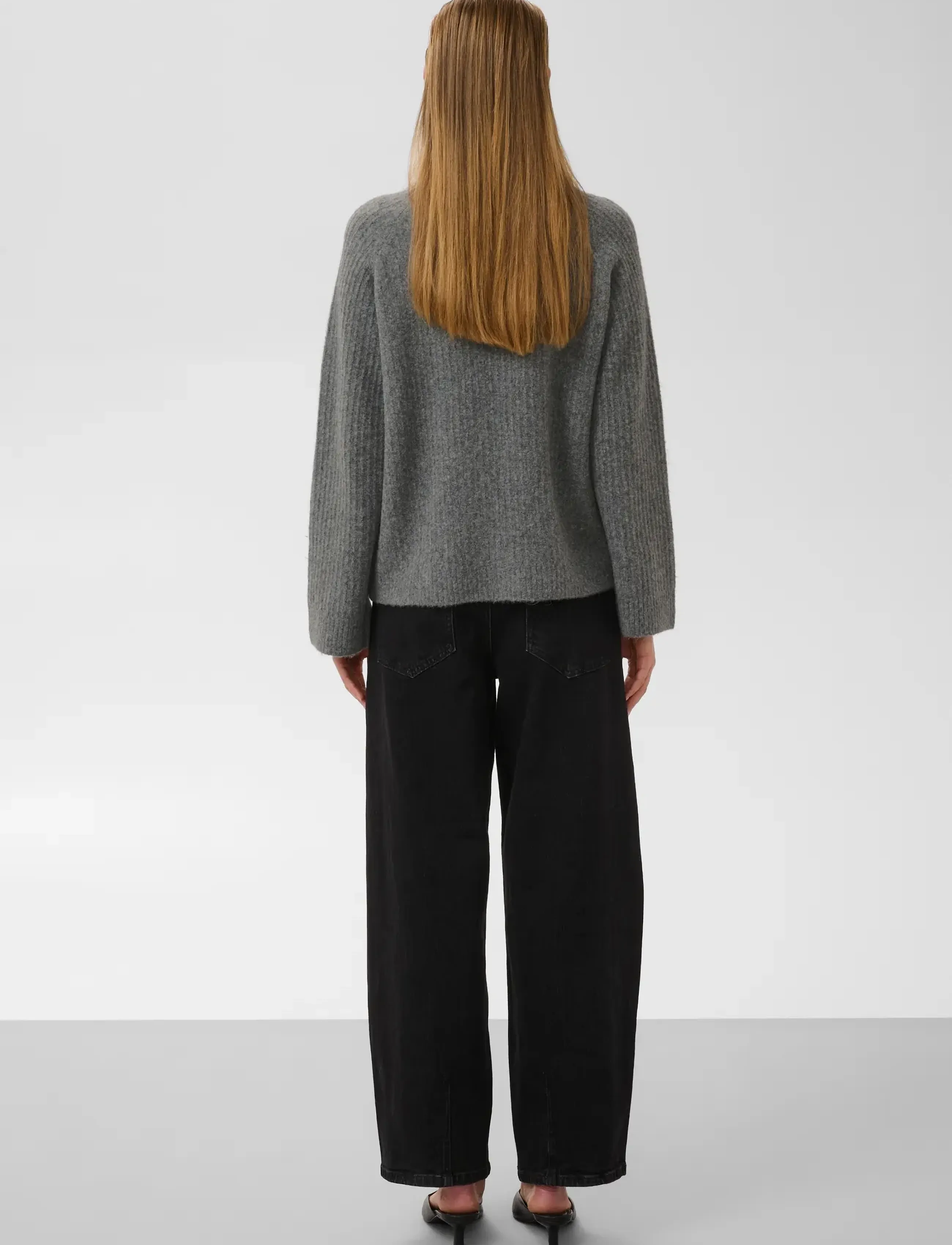 Soaked - SLAcorn Pullover - jumpers - dark grey melange - 4