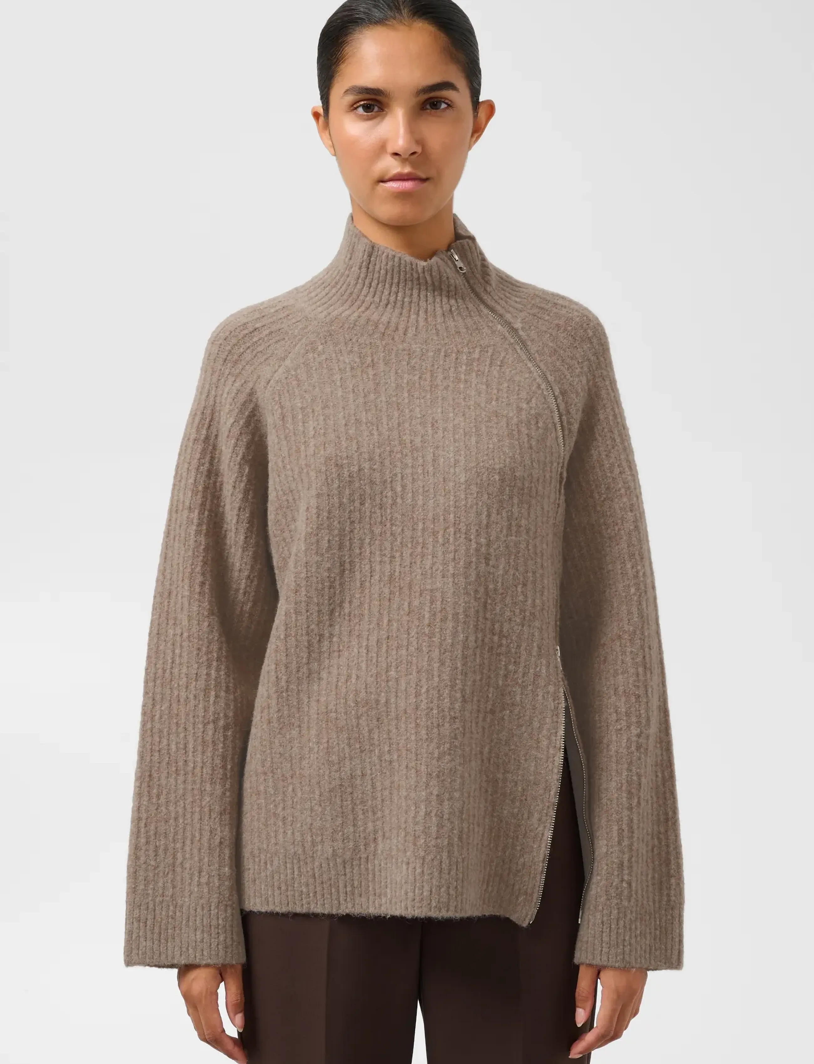 Soaked - SLAcorn Pullover - jumpers - silver mink melange - 0