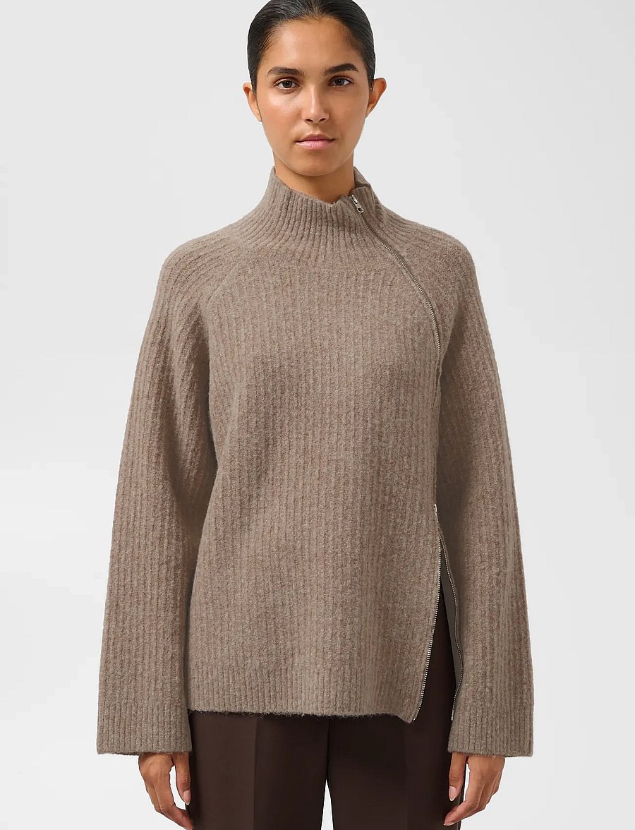 Soaked - SLAcorn Pullover - jumpers - silver mink melange - 0