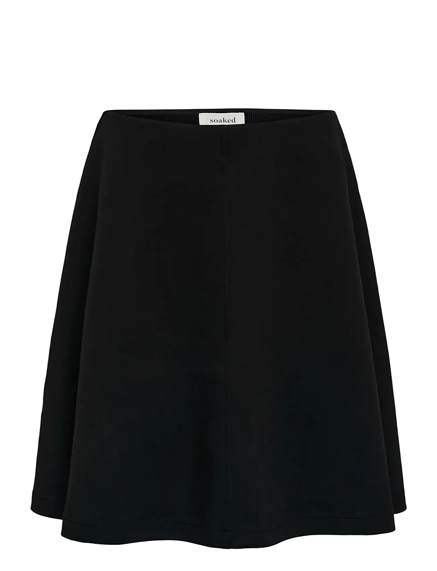 Soaked - SLMarigold Skater Skirt - strickröcke - black - 1