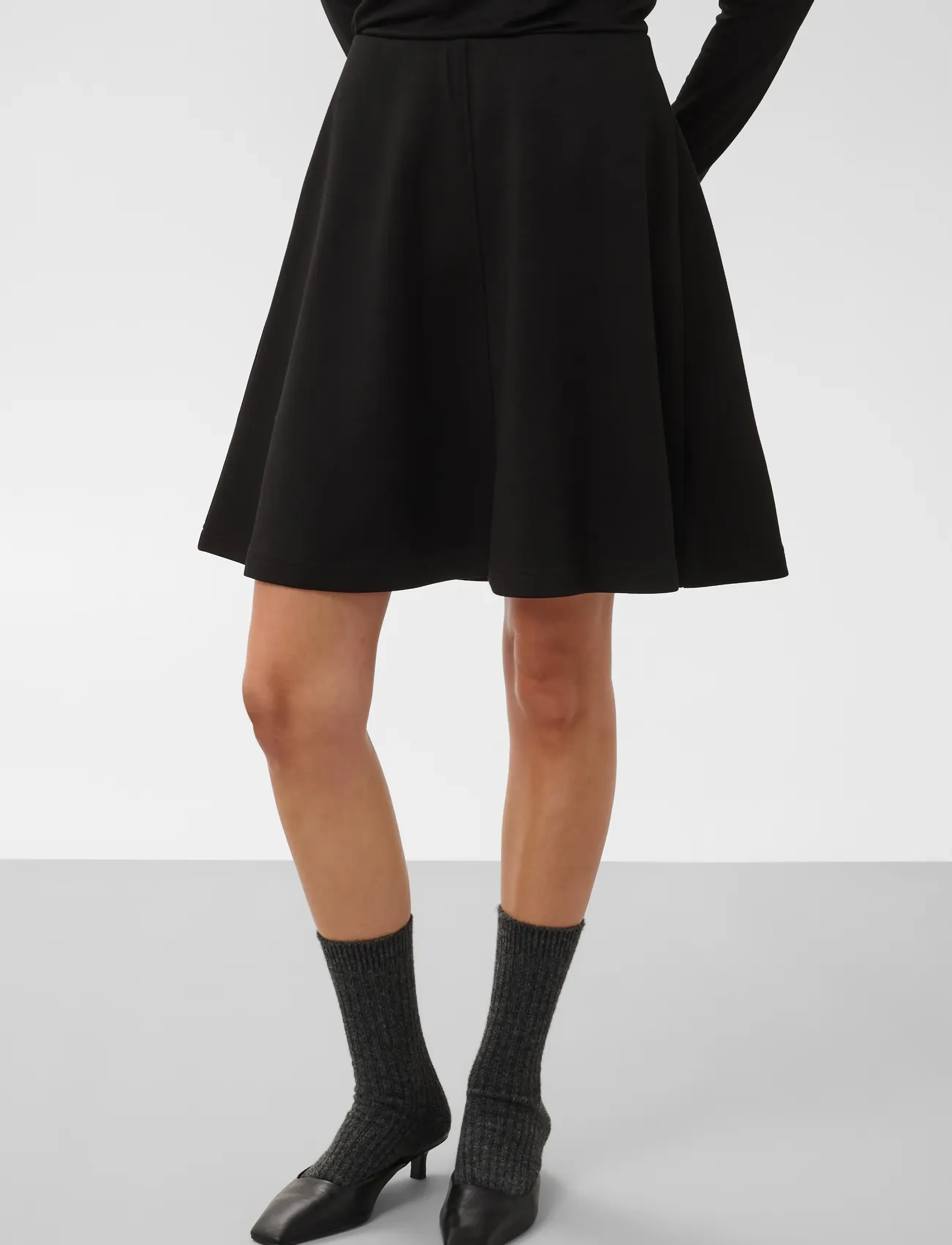 Soaked Slmarigold Skater Skirt, Kvinder, Skater Nederdel, Sort, Str: M