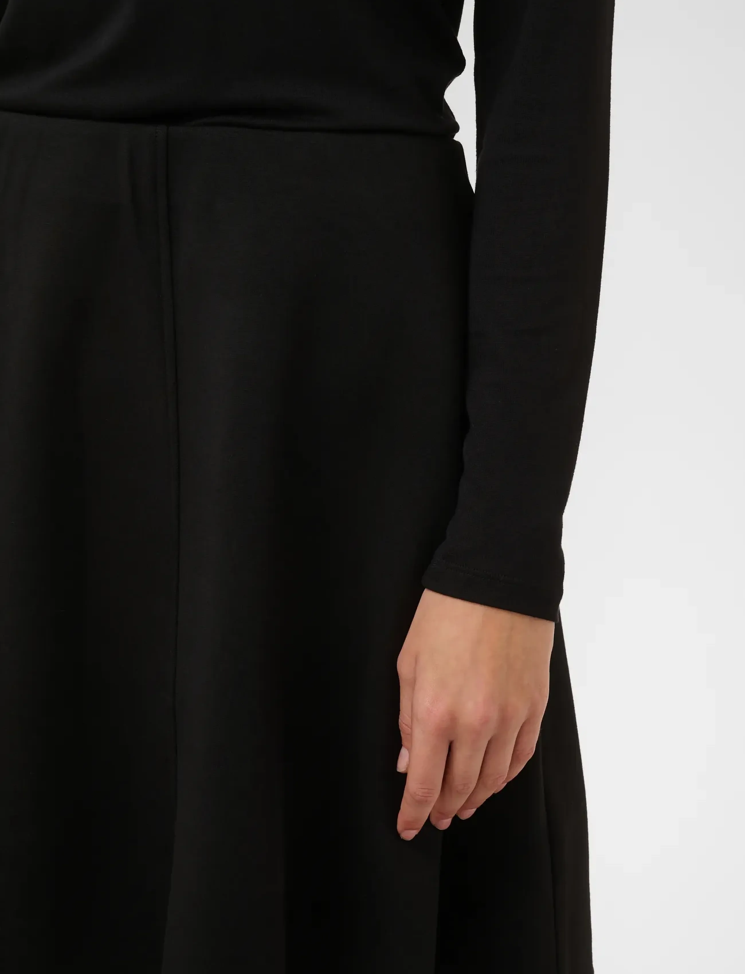 Soaked - SLMarigold Skater Skirt - strickröcke - black - 5
