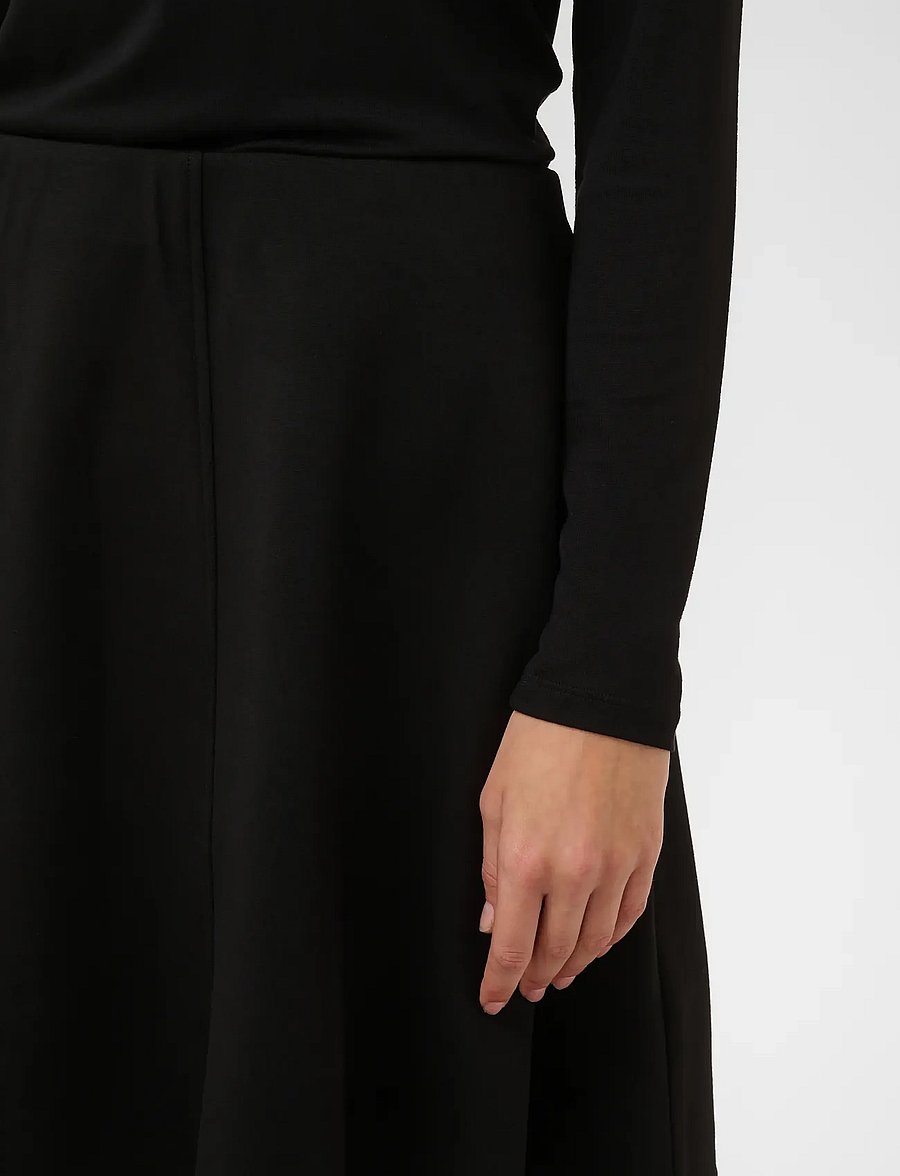 Soaked - SLMarigold Skater Skirt - strickröcke - black - 5