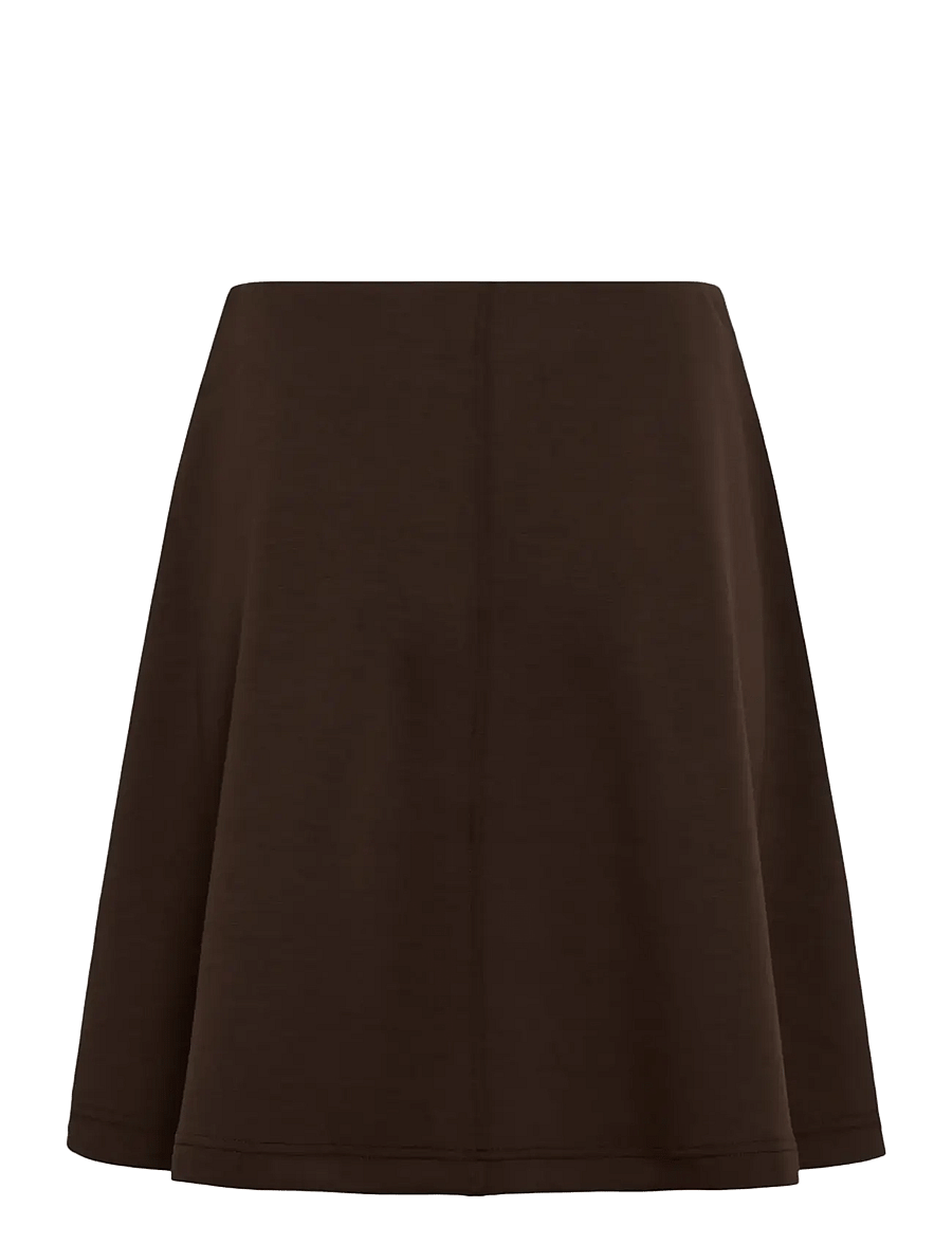 Soaked - SLMarigold Skater Skirt - knitted skirts - chocolate brown - 2