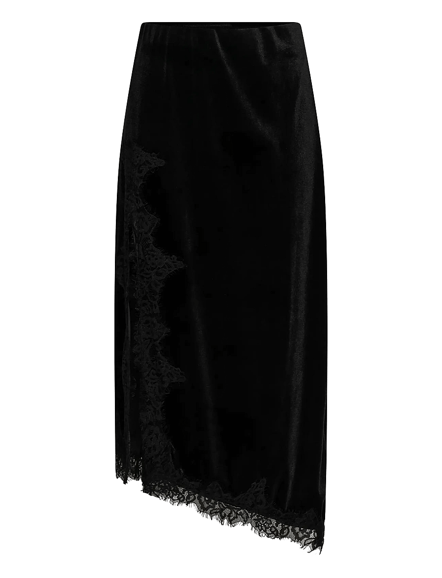 Soaked - SLVelera Lace Skirt - midi skirts - black - 1