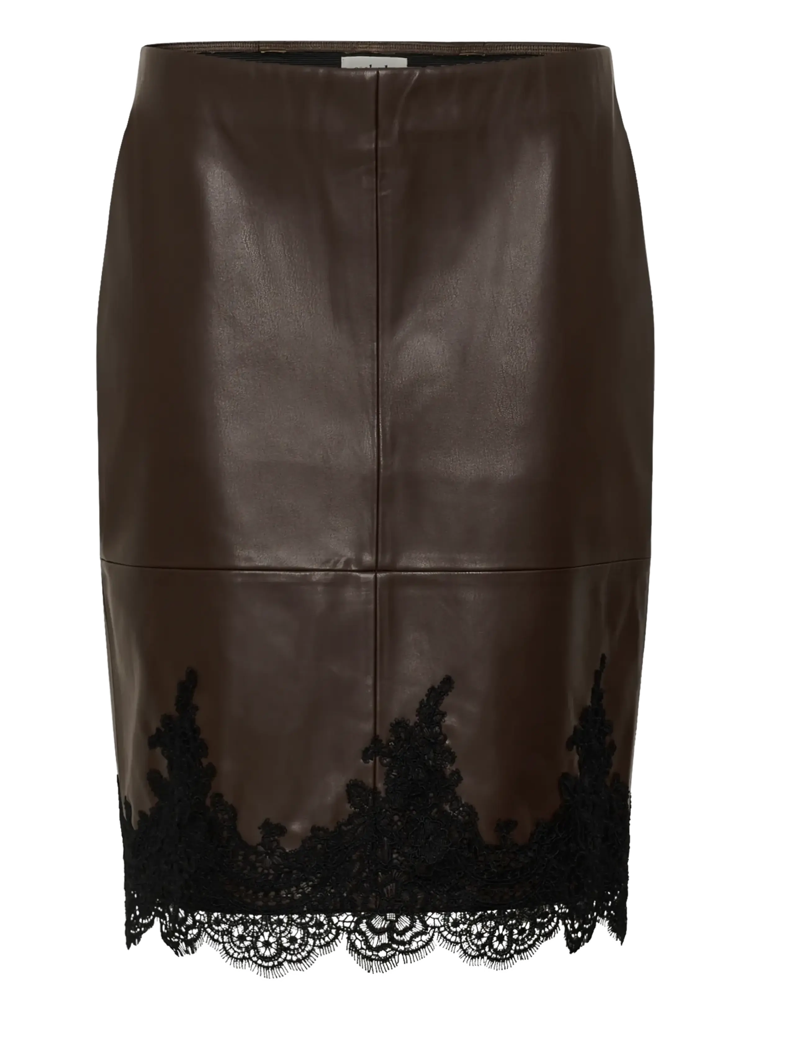 Soaked SLKaylee Lace Skirt - Summer in the city - CHOCOLATE TORTE / brown