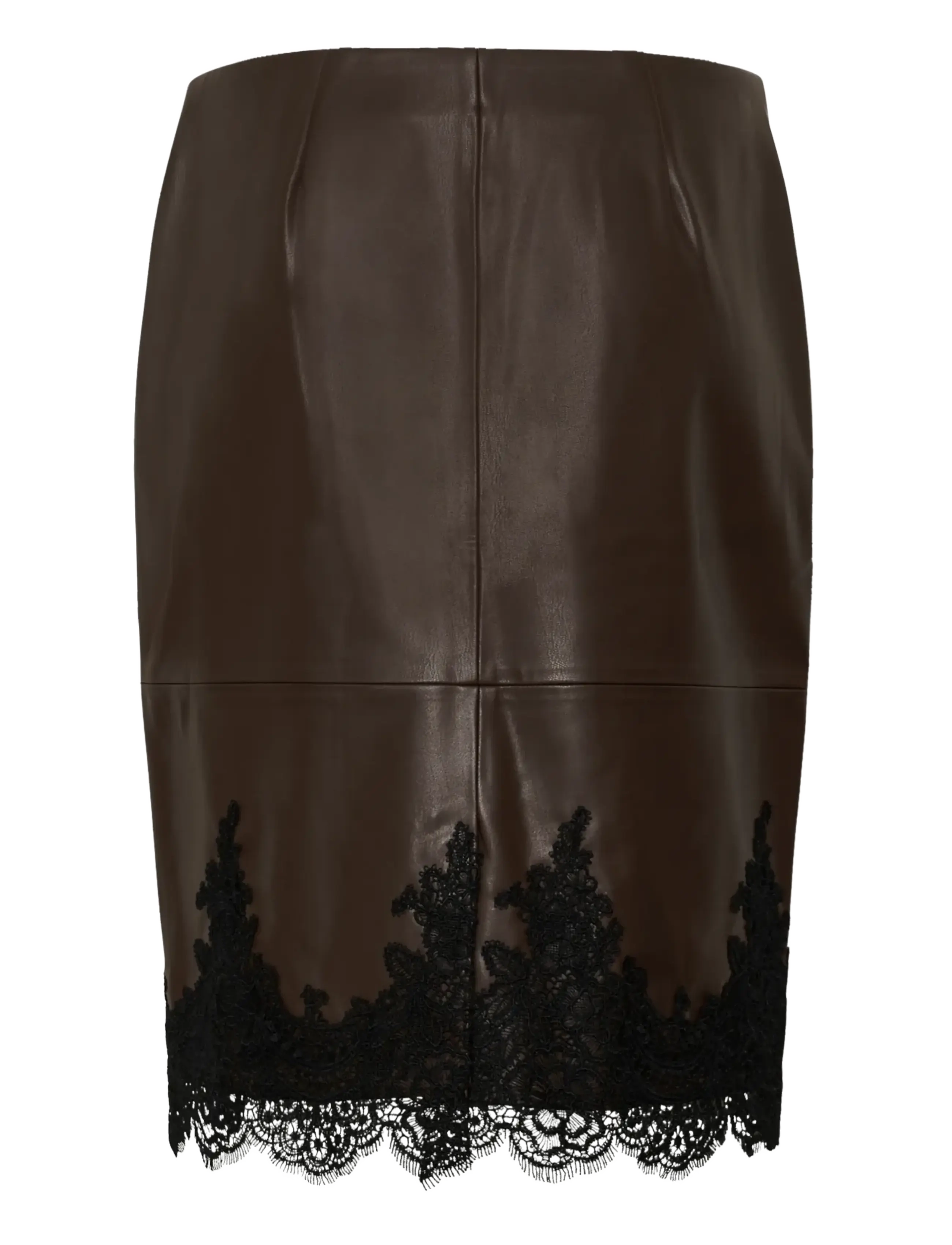 Soaked - SLKaylee Lace Skirt - midi skirts - chocolate torte - 1