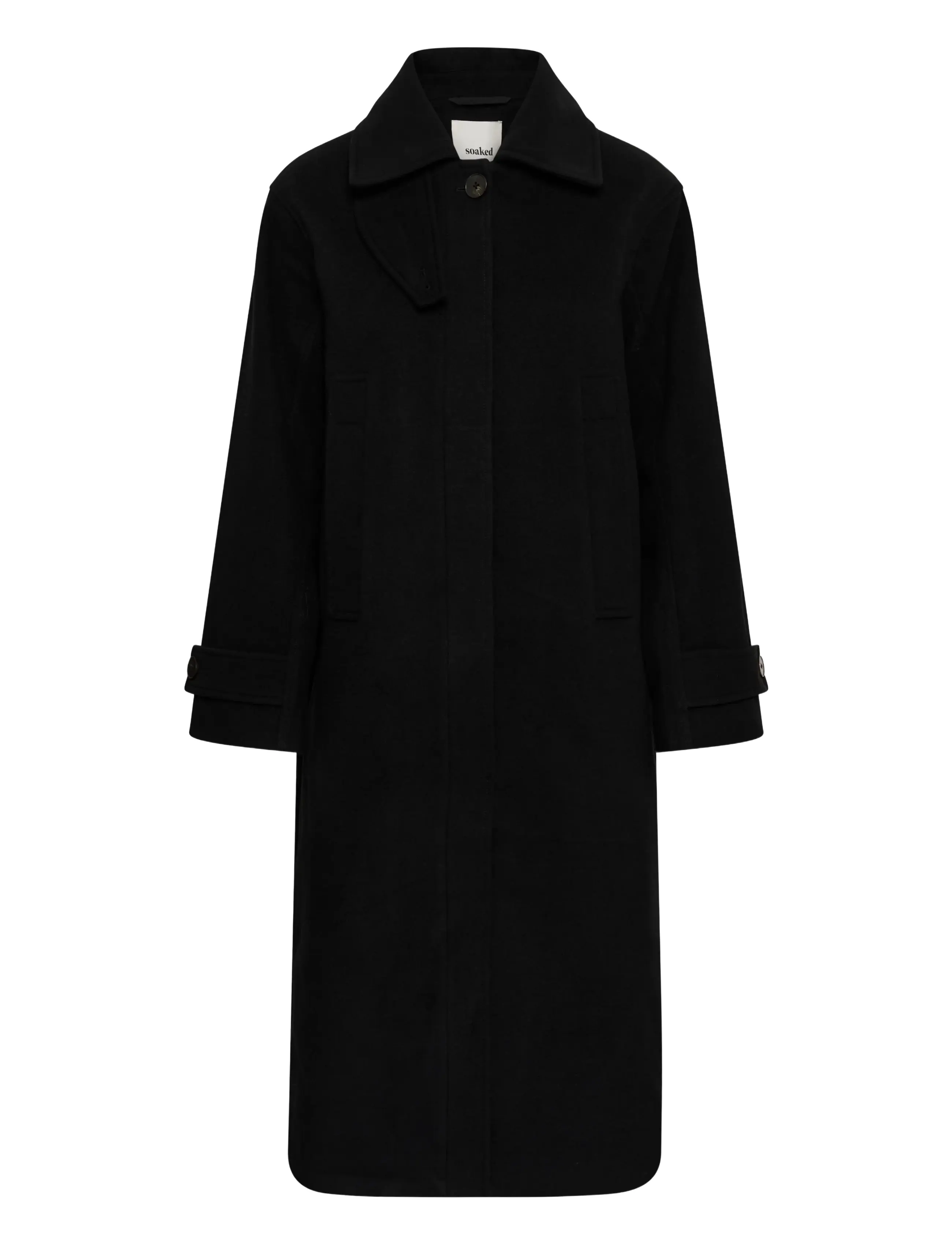 Soaked SLRubie Akeleje Coat - Joped ja mantlid - BLACK / black