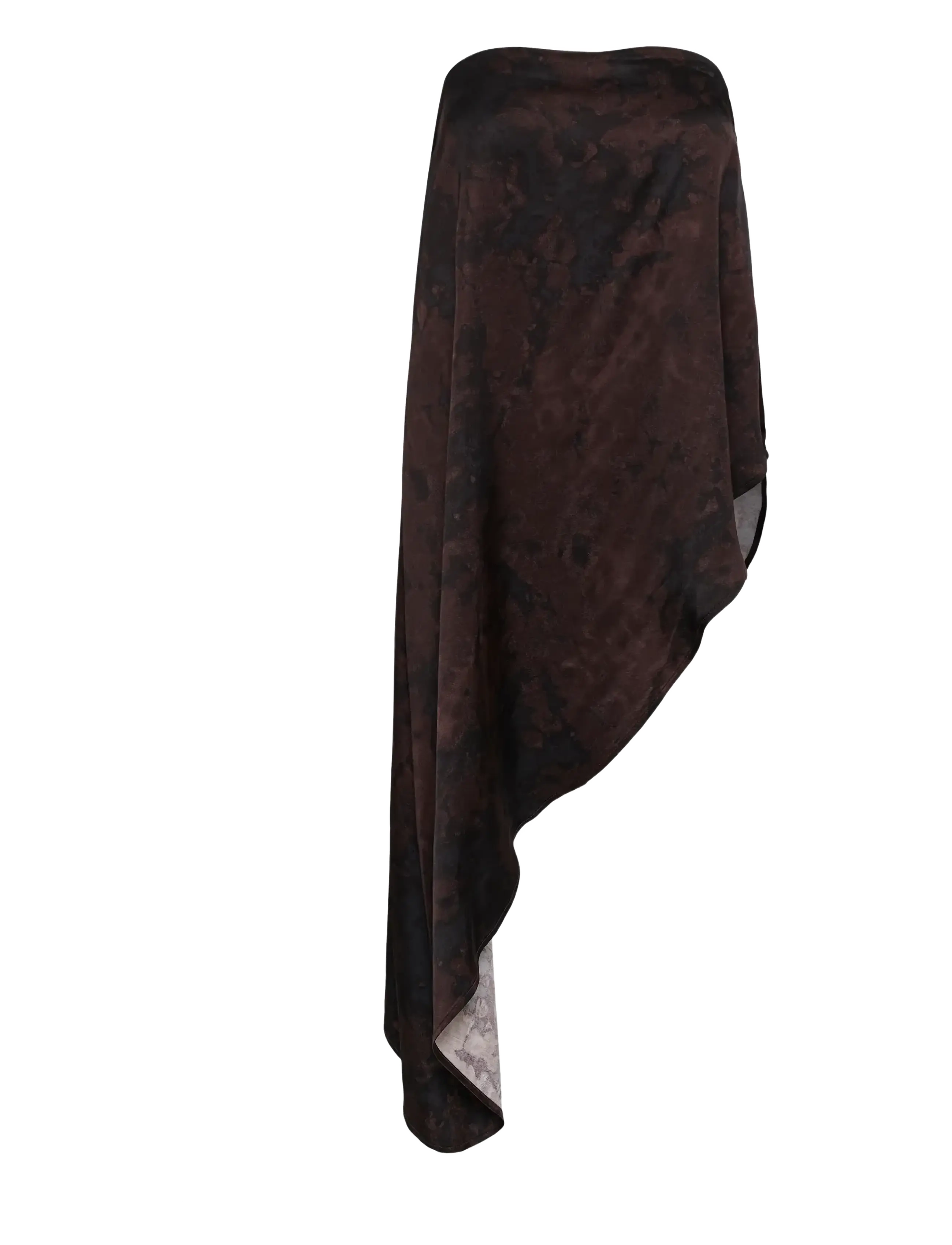 Soaked SLCinna Asymetric Top - Clothing - BROWN SHADOWS / brown