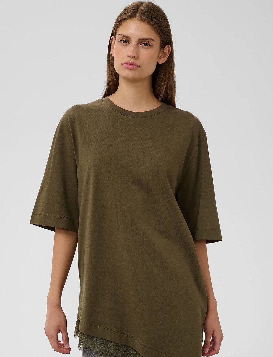 Soaked - SLJina Lace Tee - beech - 0