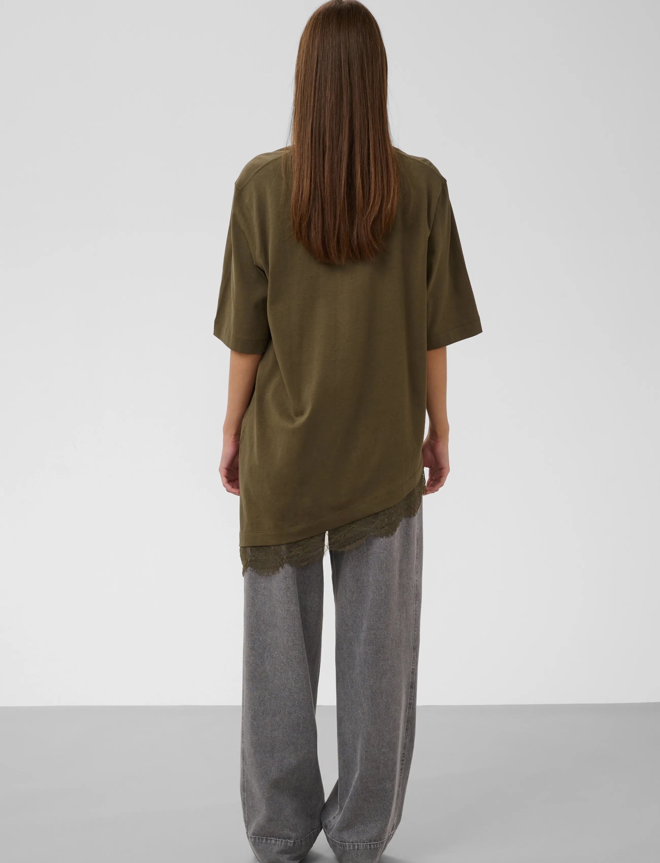 Soaked - SLJina Lace Tee - beech - 4