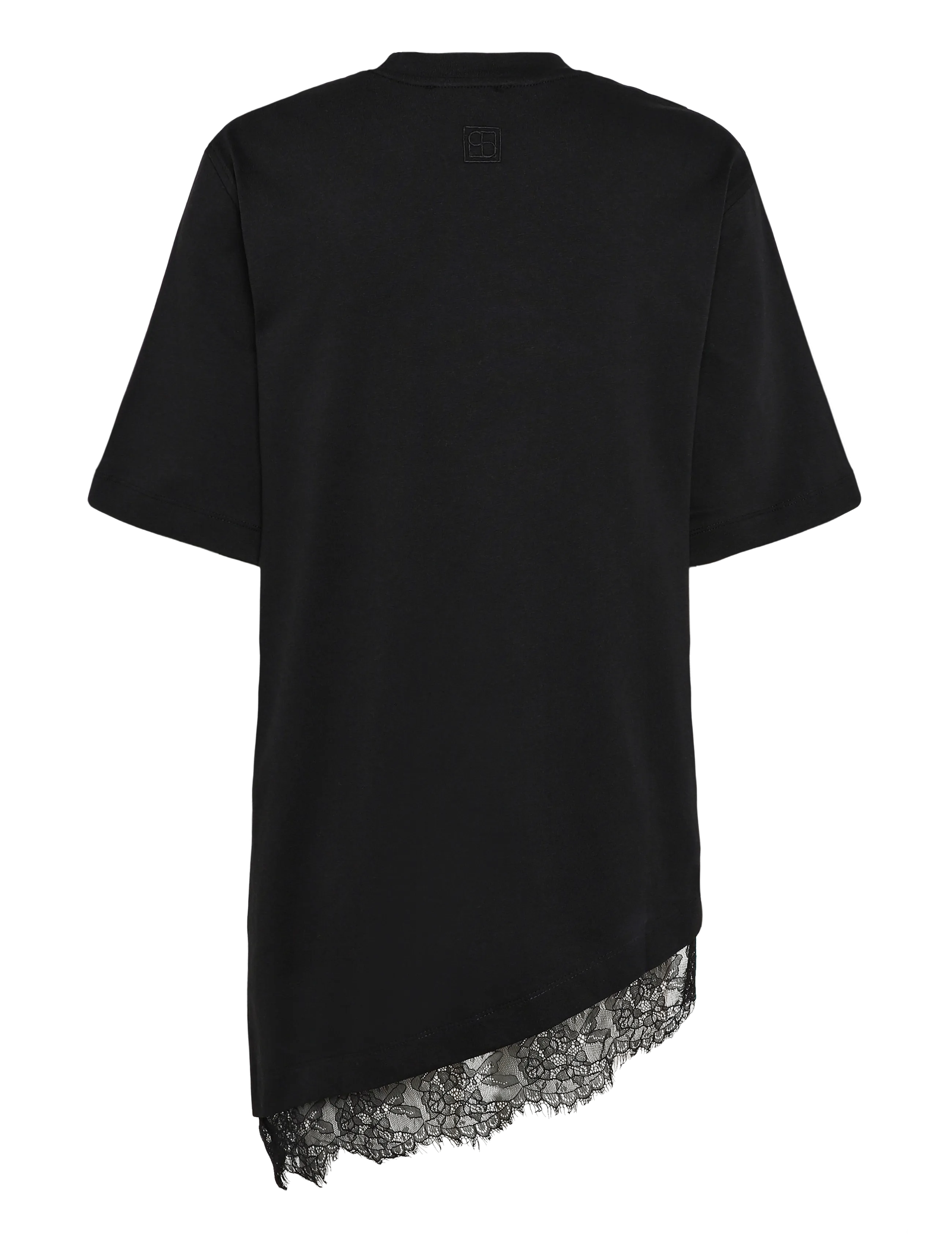 Soaked - SLJina Lace Tee - t-shirts - black - 2