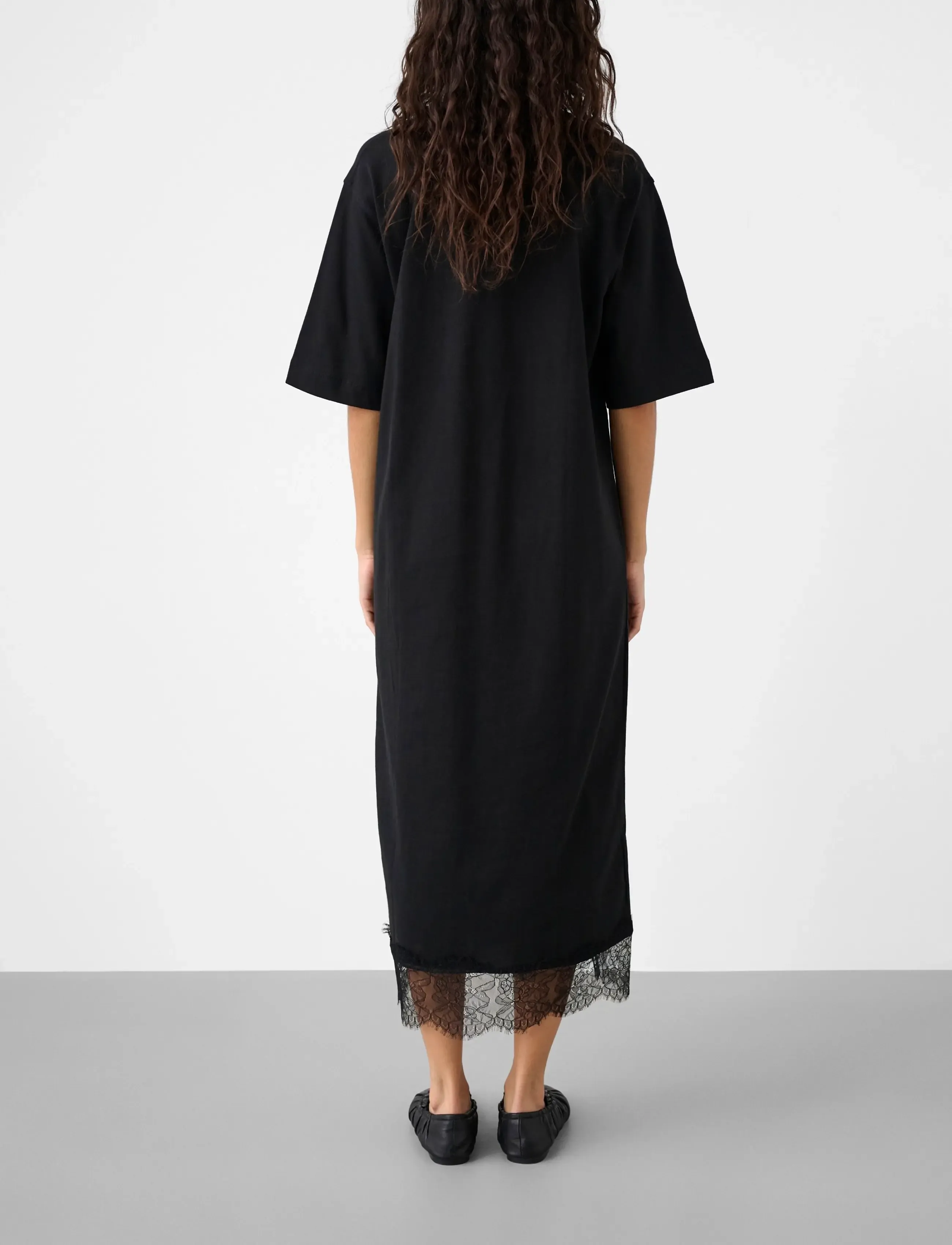 Soaked - SLJina Lace Dress - t-shirtkjoler - black - 3