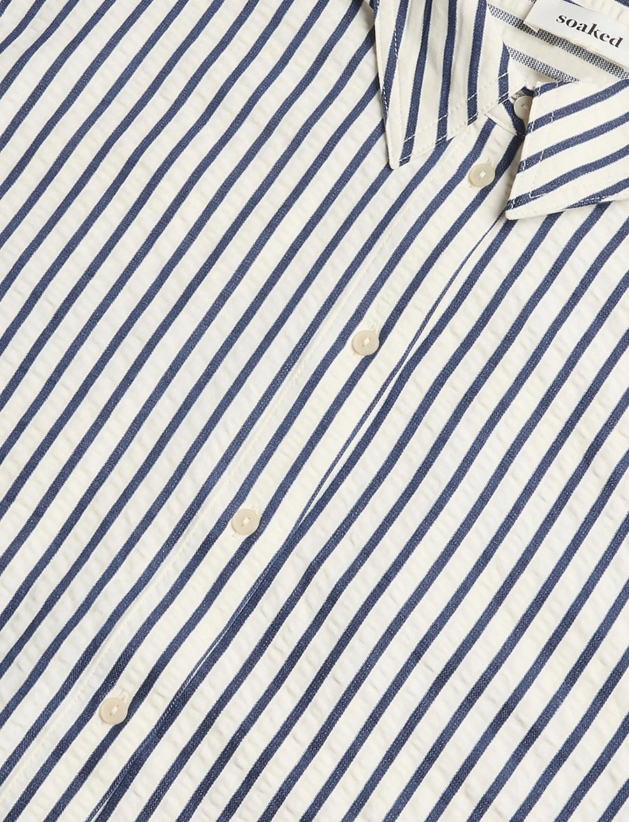 Soaked - SLToledo Shirt LS - langærmede skjorter - stripe white blue - 2