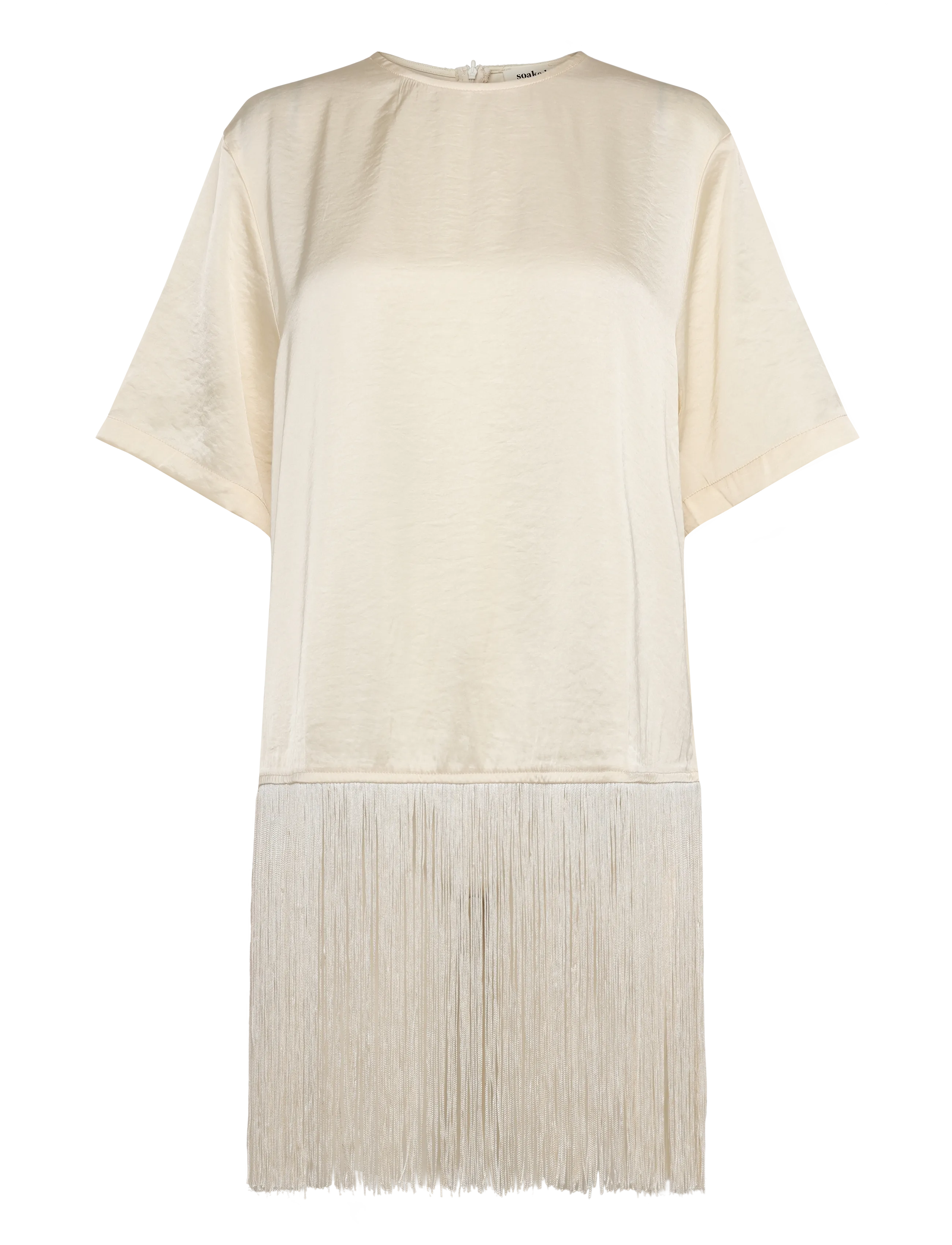 Soaked SLVerona Fringe Blouse - Kläder - ANTIQUE WHITE / cream