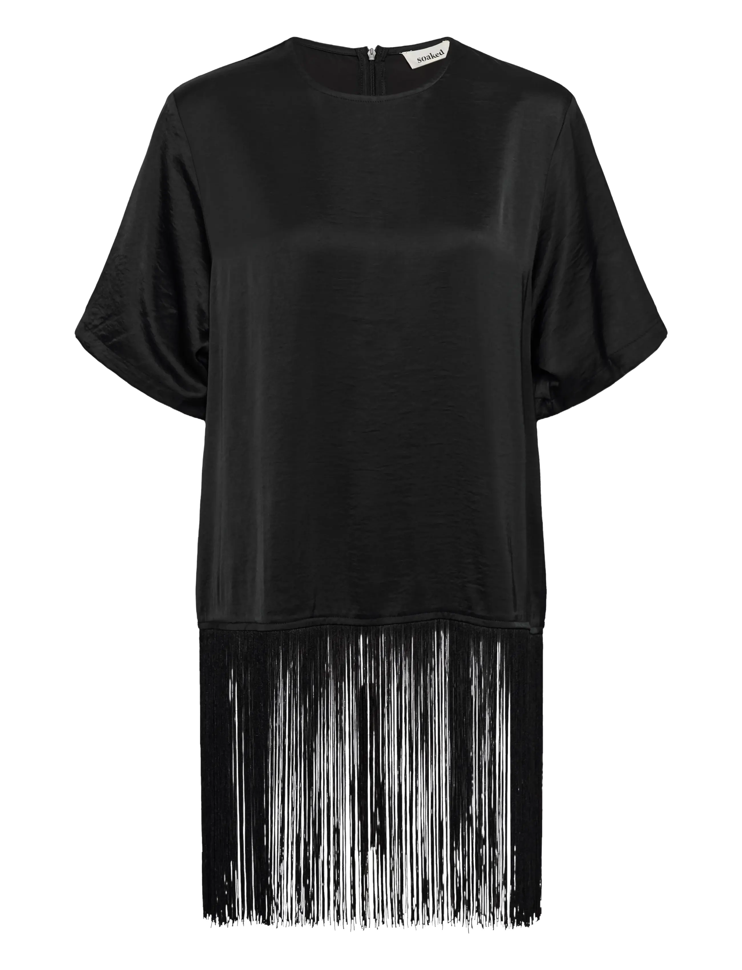Soaked SLVerona Fringe Blouse - Inspiration - BLACK / black