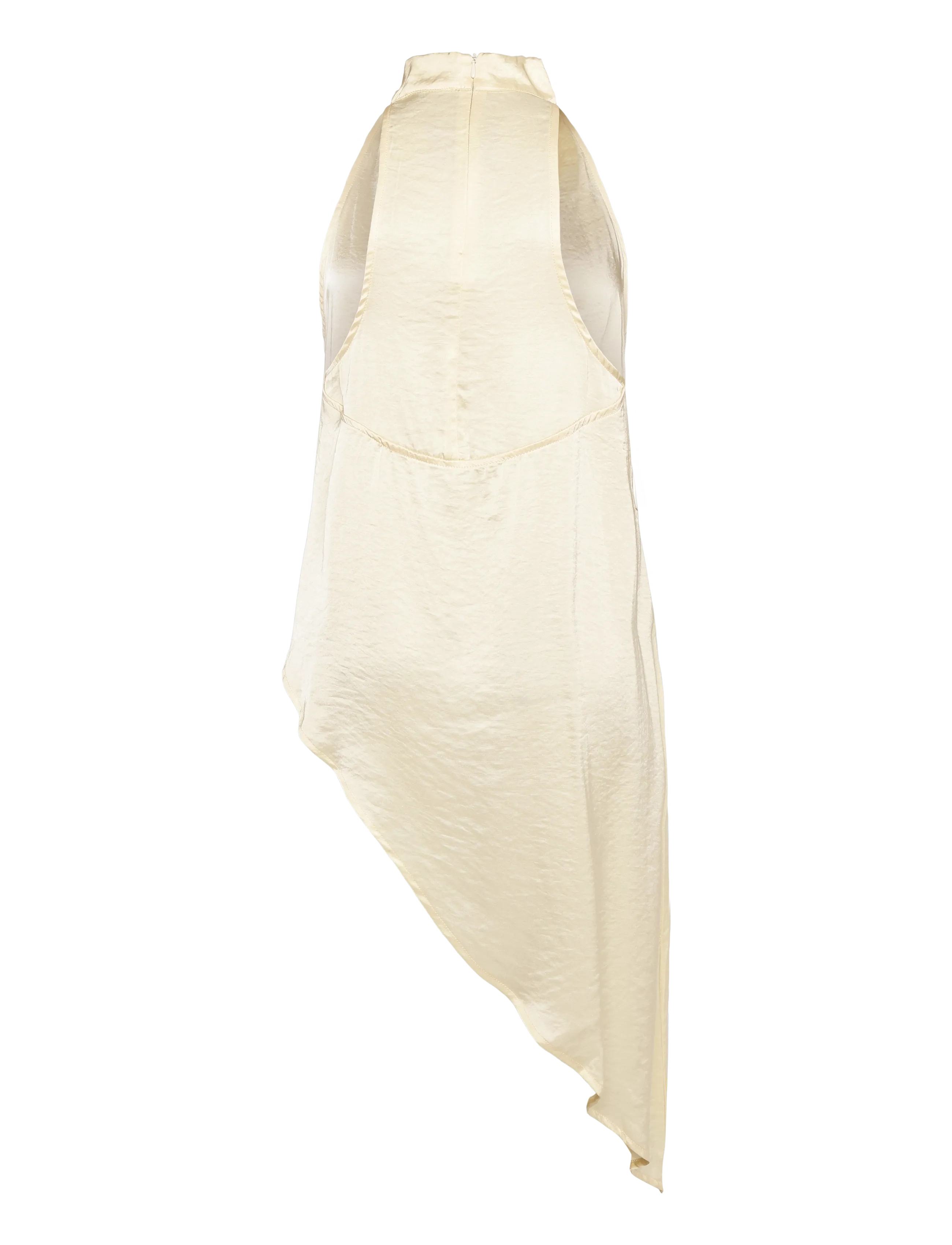Soaked - SLVerona Assymetric Top - Ärmlösa blusar - antique white - 2