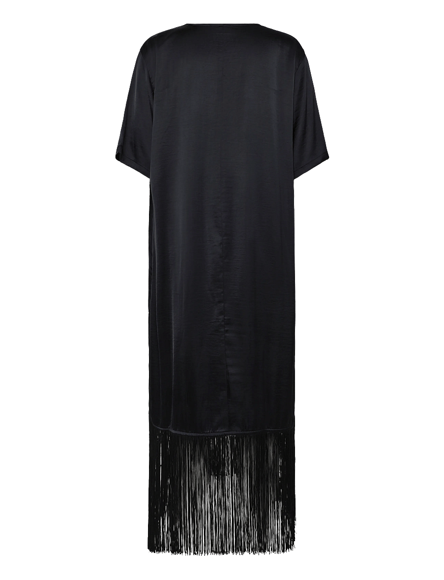 Soaked - SLVerona Fringe Dress - short dresses - black - 2