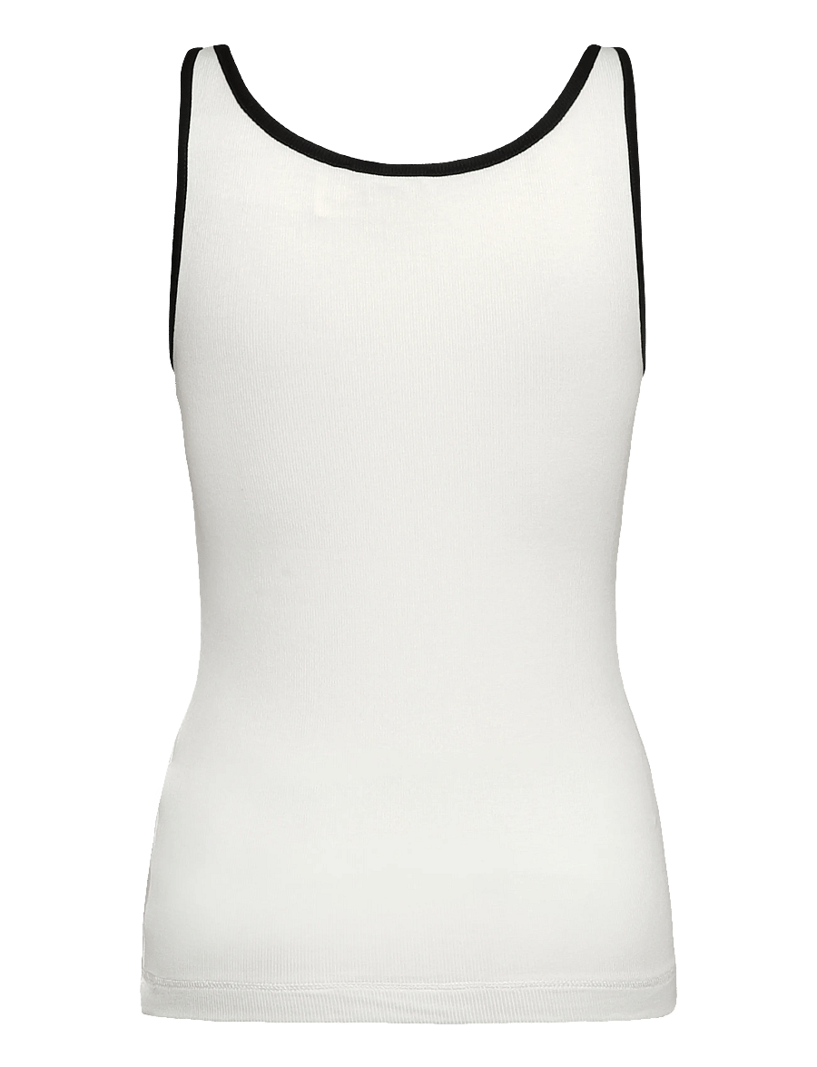 Soaked - SLNaida Tank Top - linnen - broken white - 2