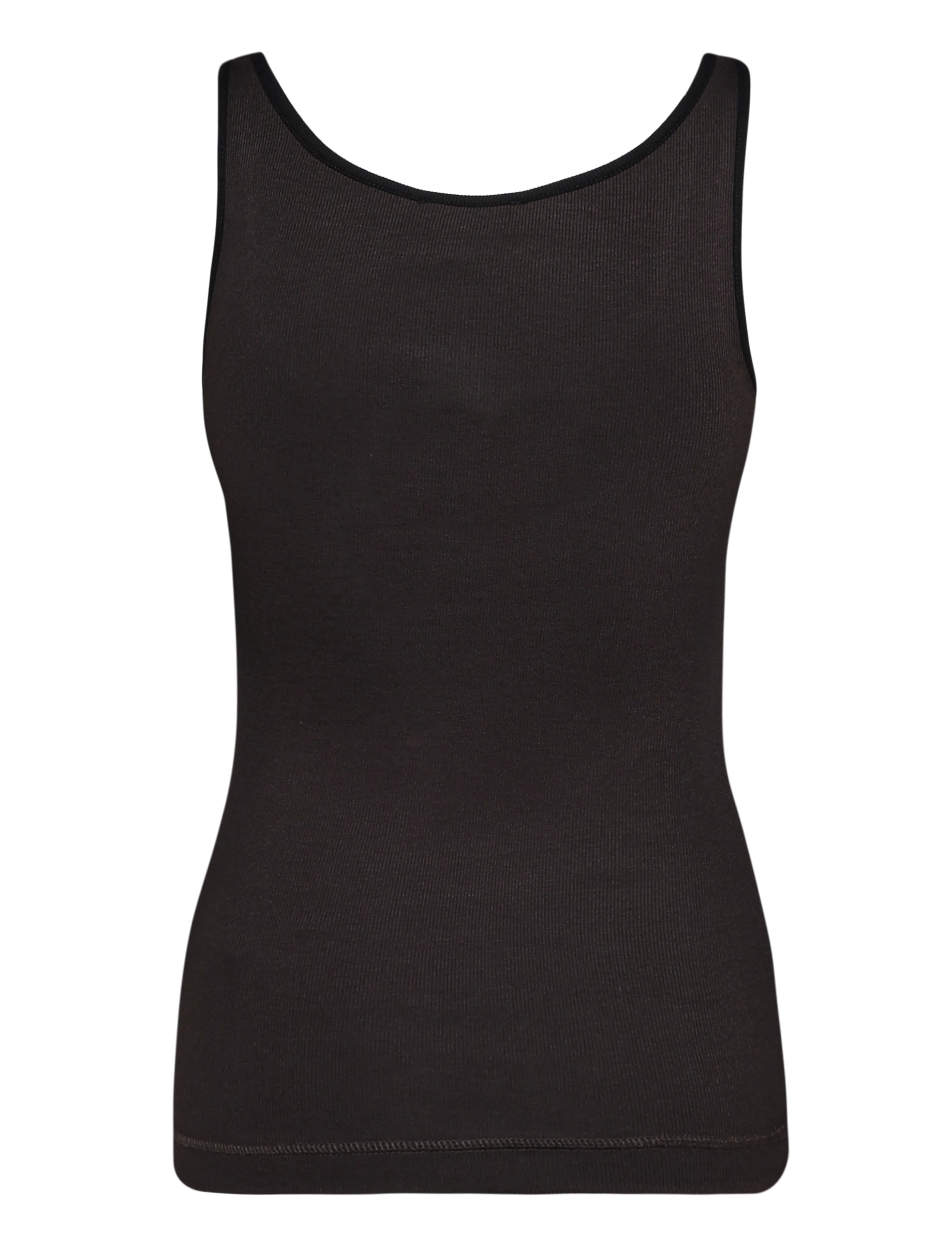 Soaked - SLNaida Tank Top - varrukateta topid - ganache - 2