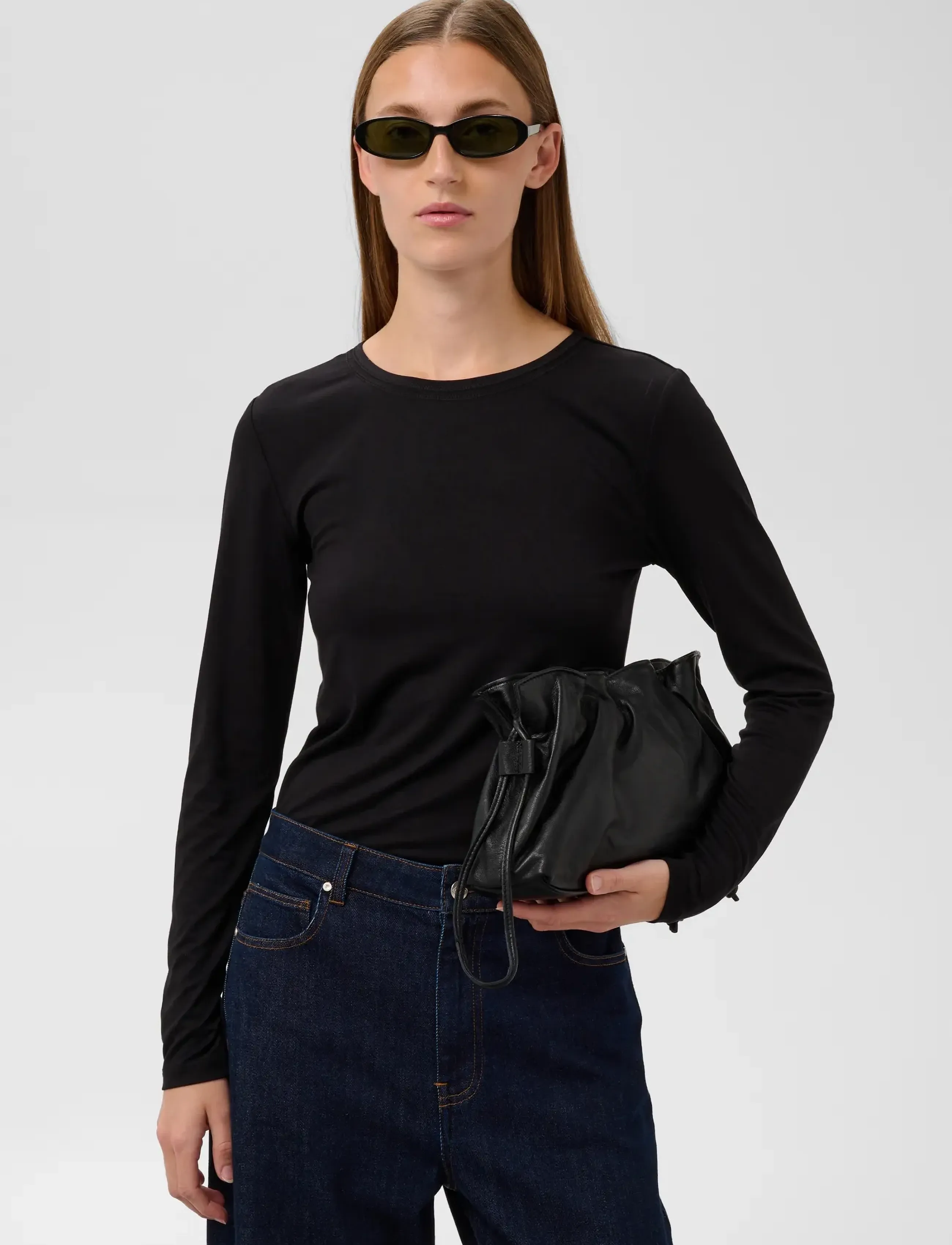 Soaked - SLHanadi Round Neck Tee - herbstliche kleidung - black - 0