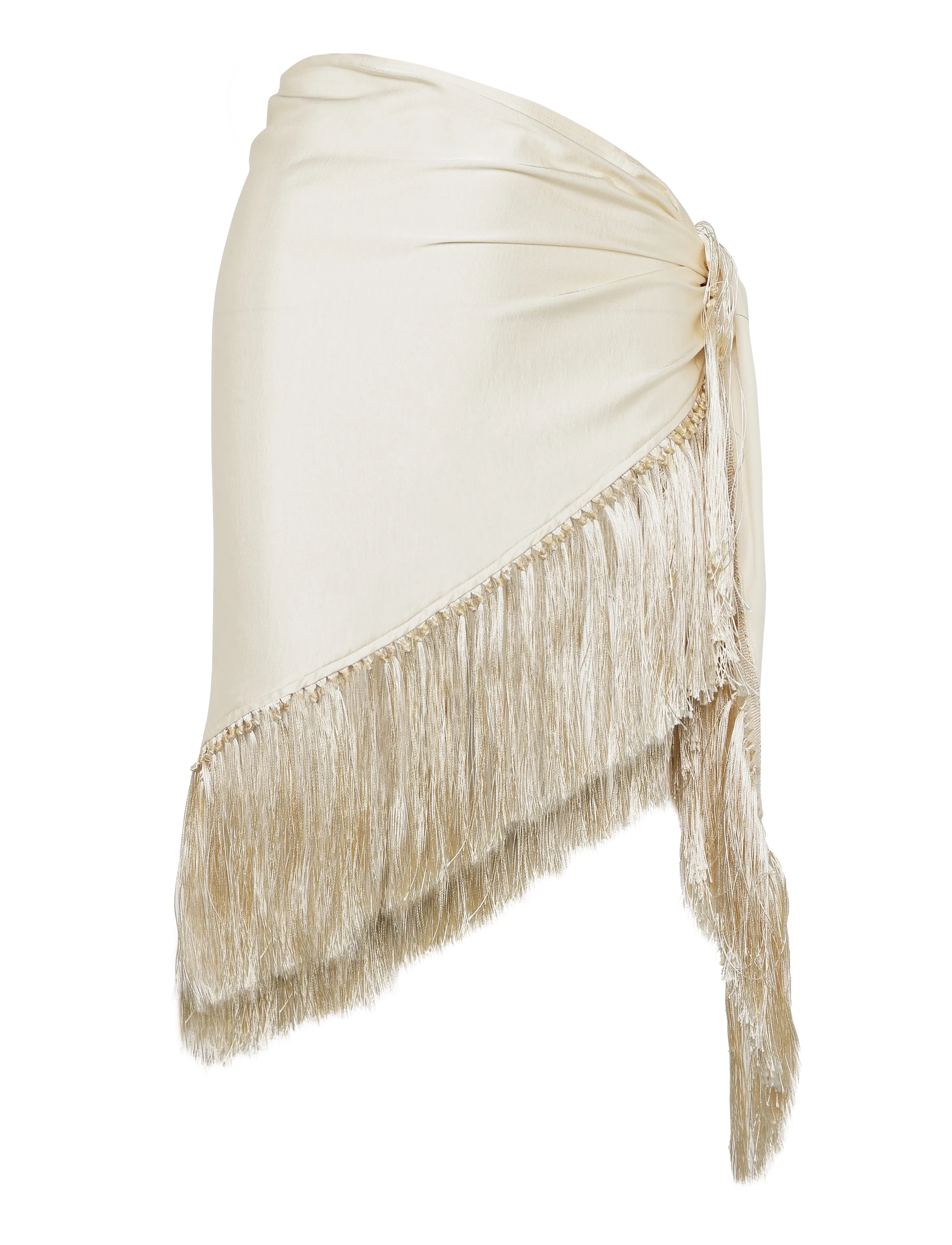 Soaked SLVerona Fringe Scarf - Accessoarer - ANTIQUE WHITE / cream
