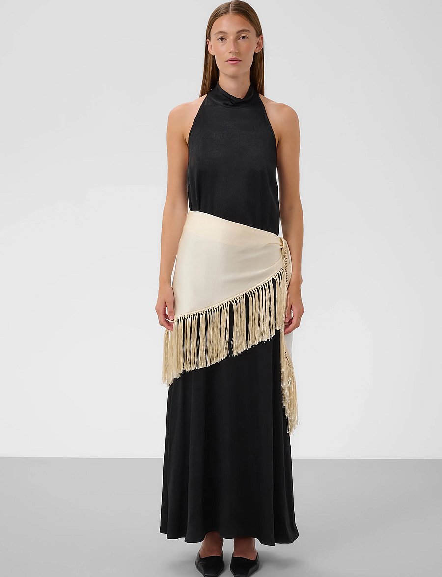 Soaked - SLVerona Fringe Scarf - schals - antique white - 3