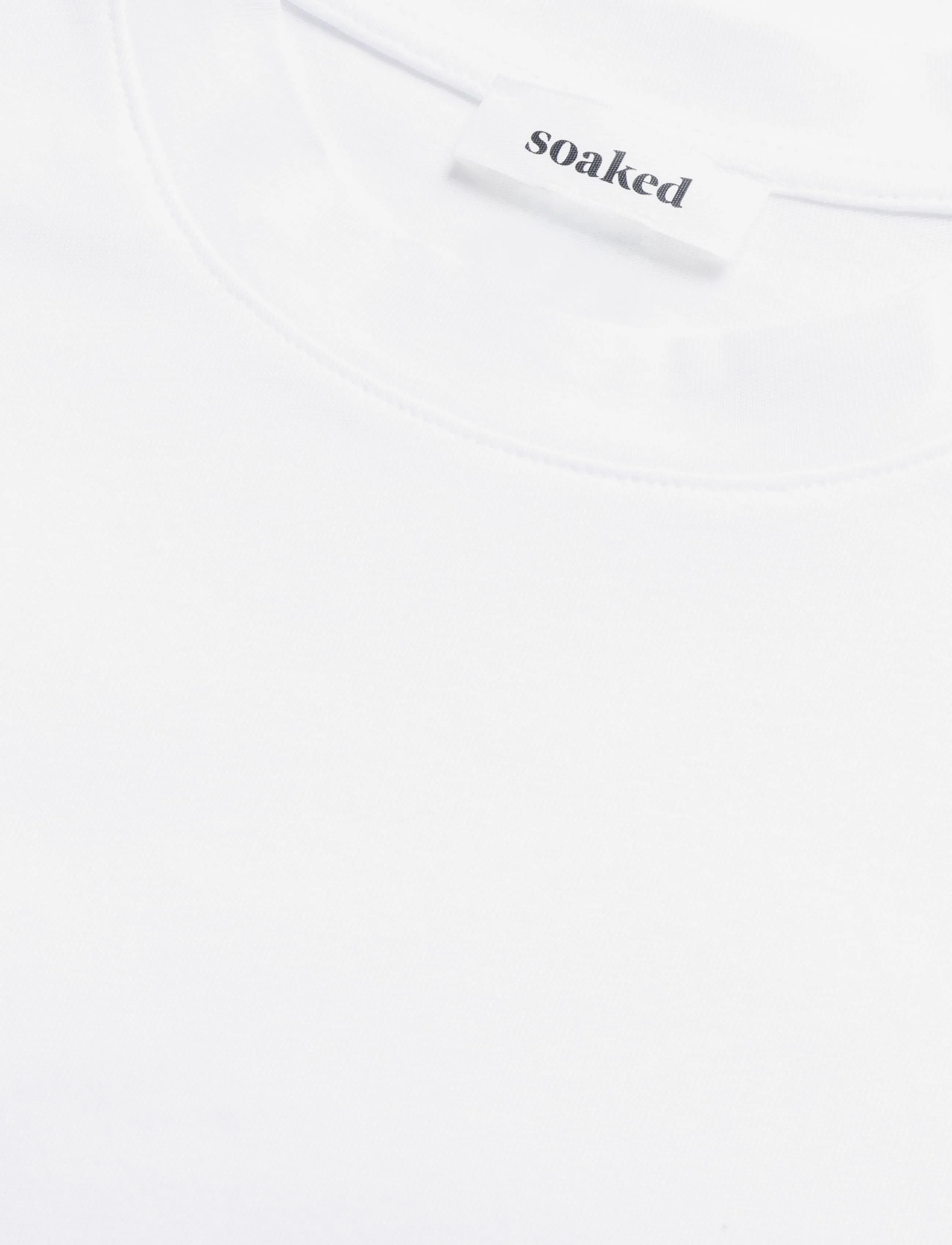 Soaked - SLJina Lace Tee Short - t-särgid - broken white - 2