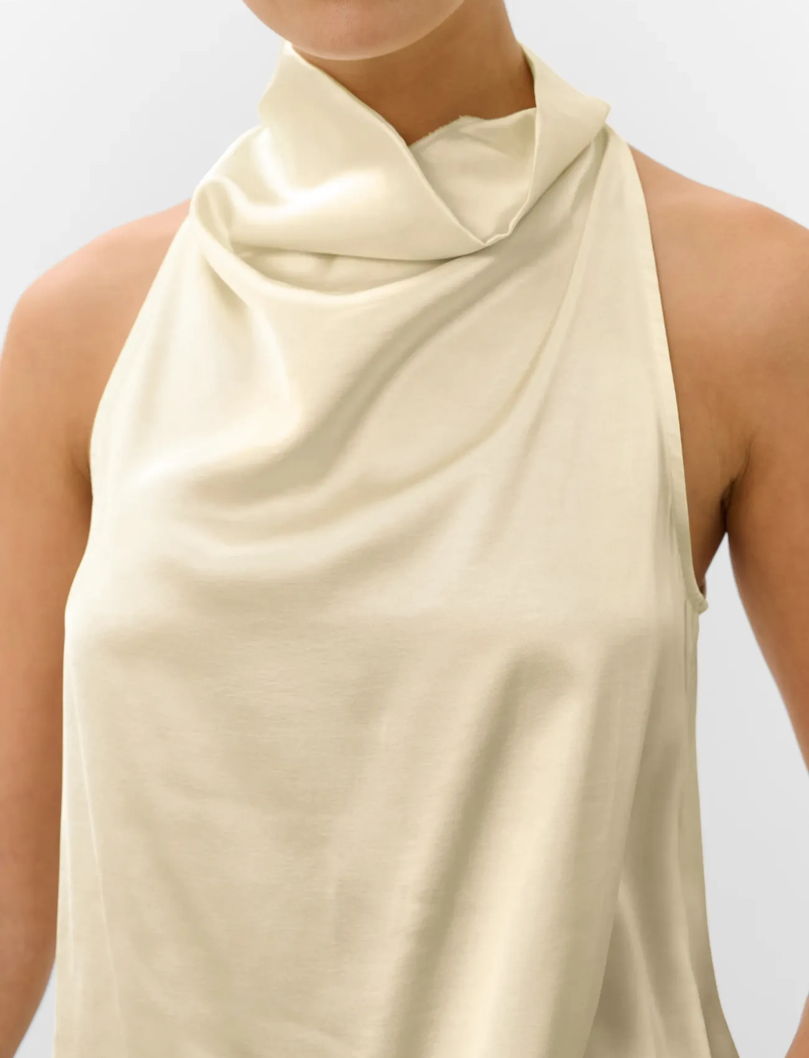 Soaked - SLVerona Racer Back Top - antique white - 5