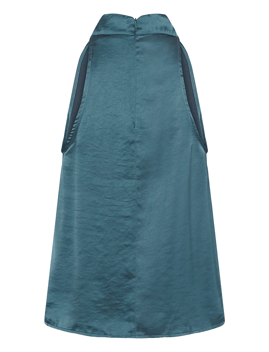 Soaked - SLVerona Racer Back Top - linnen - turbulence - 2