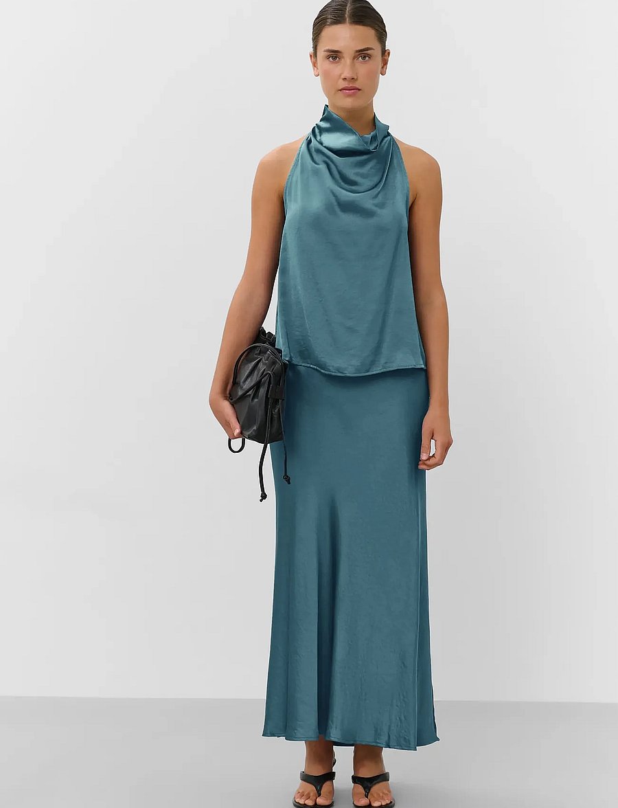 Soaked - SLVerona Racer Back Top - linnen - turbulence - 3
