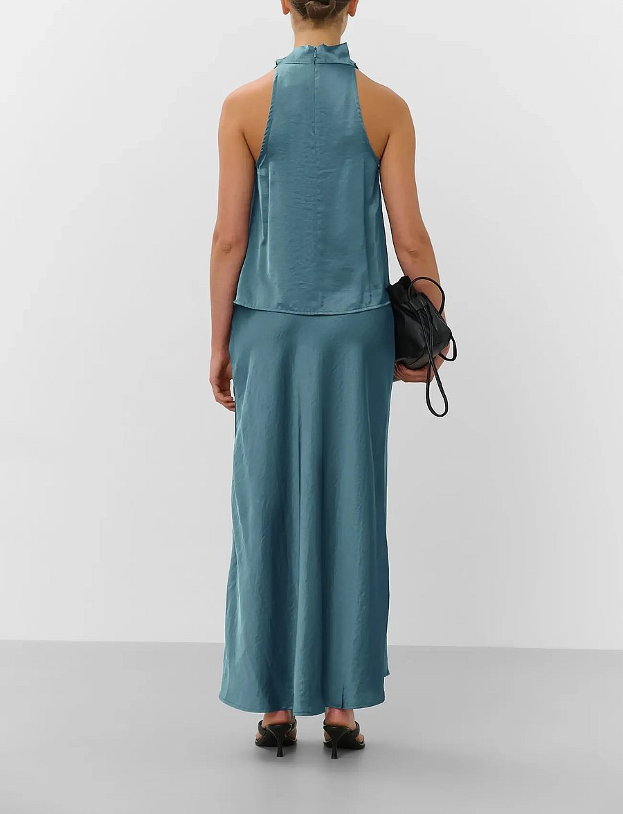Soaked - SLVerona Racer Back Top - linnen - turbulence - 4