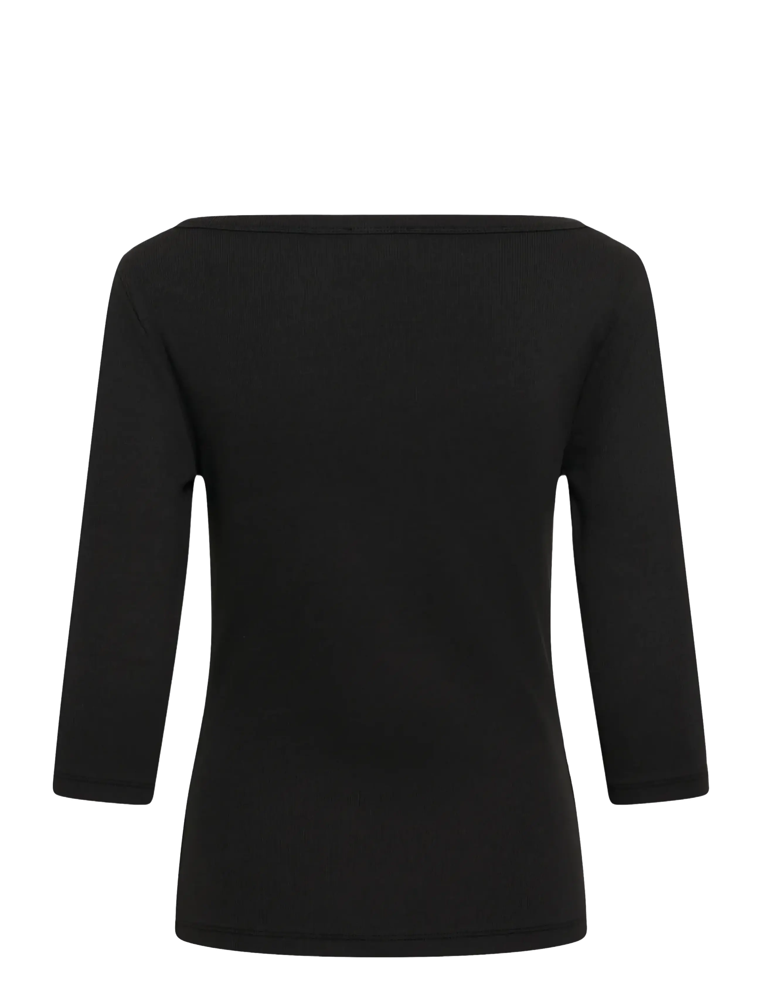Soaked - SLSerenella Boat Neck T-shirt - langærmede toppe - black - 2
