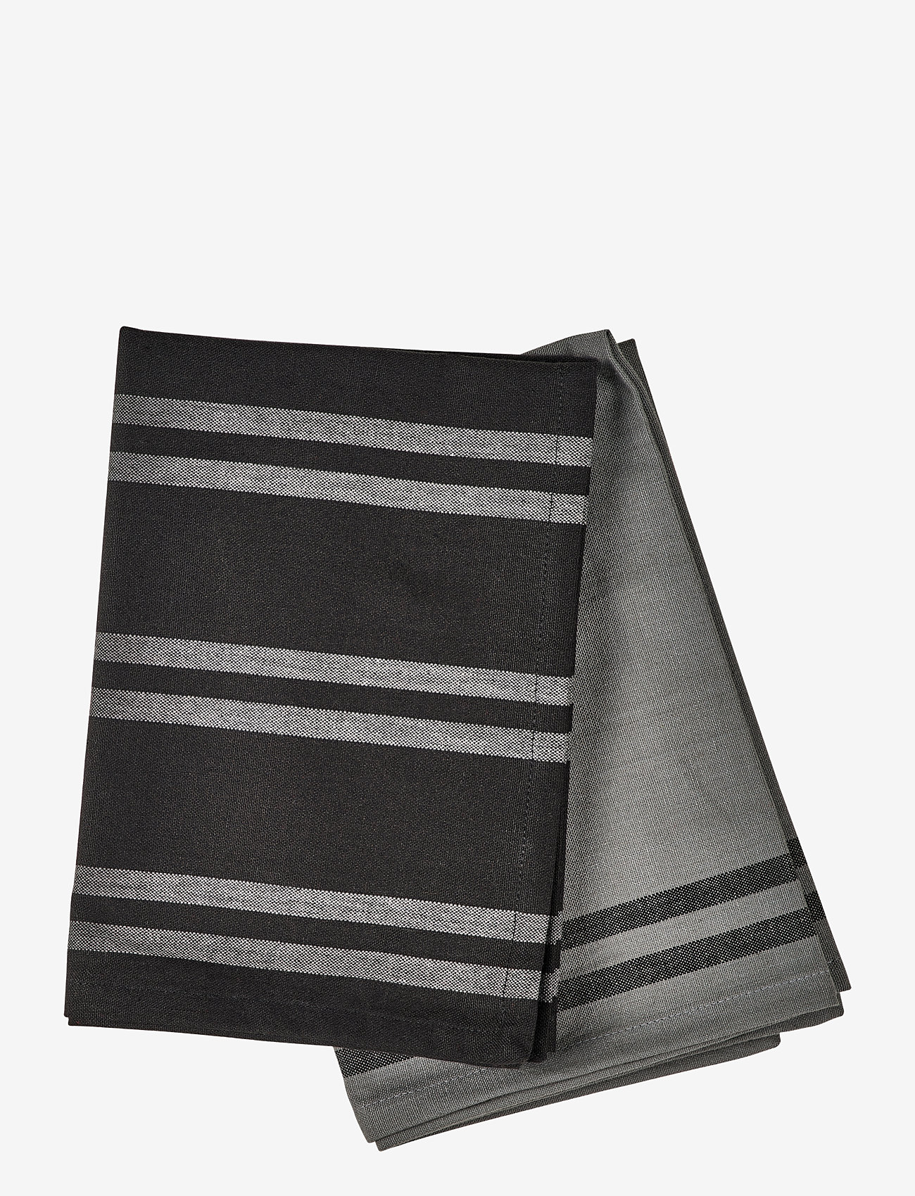 Södahl - Viskestykke 50x70 Soft Black 2 stk. - viskestykker - black - 4