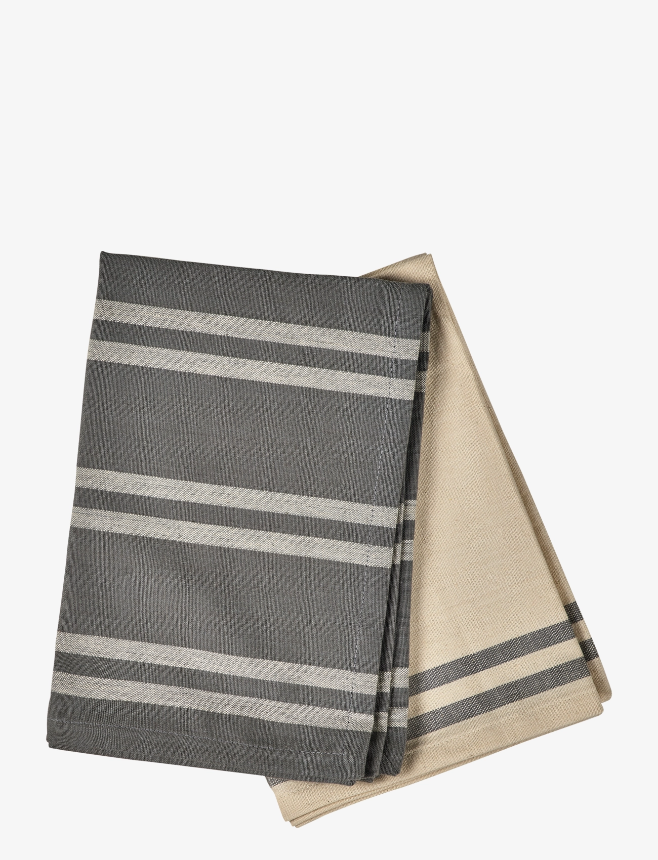 Södahl - Tea towel 50x70 Soft Grey 2 pcs - küchenhandtücher - grey - 4