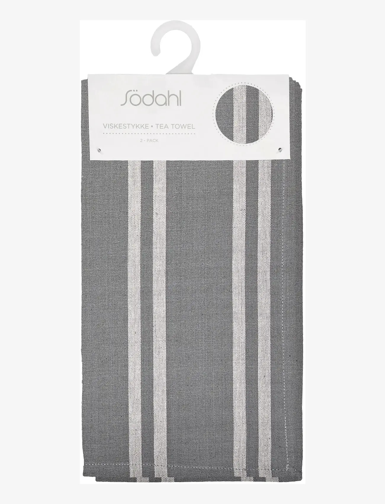 Södahl - Viskestykke 50x70 Soft Grey 2 stk. - viskestykker - grey - 5
