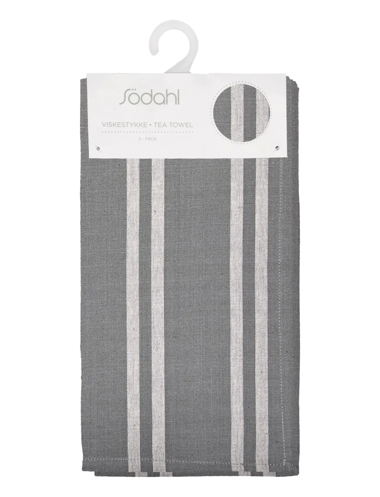 Södahl - Tea towel 50x70 Soft Grey 2 pcs - küchenhandtücher - grey - 5