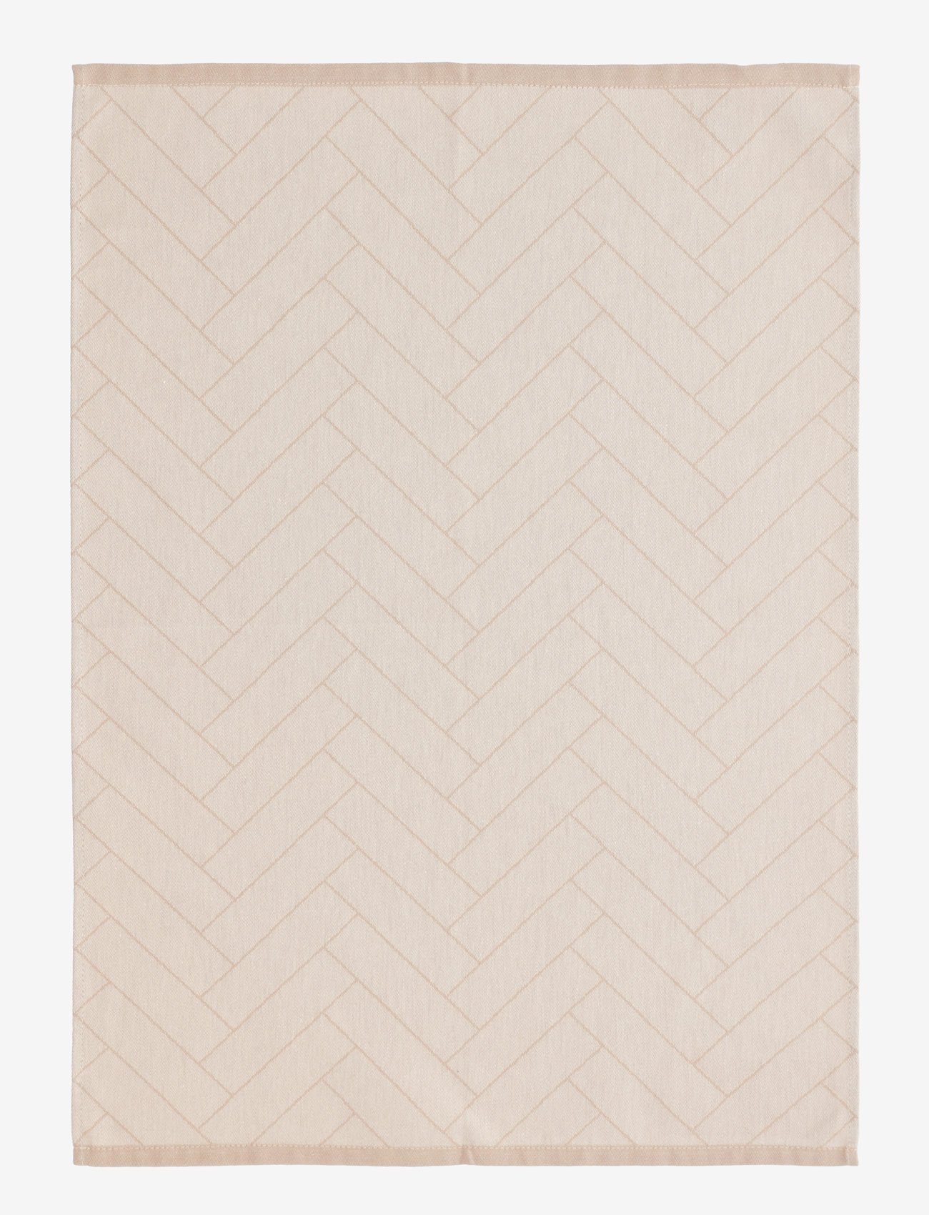Södahl - Tea towel 50x70 Tiles Beige - alhaisimmat hinnat - beige - 0