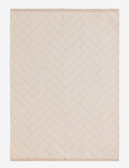 Södahl - Tea towel 50x70 Tiles Beige - alhaisimmat hinnat - beige - 0