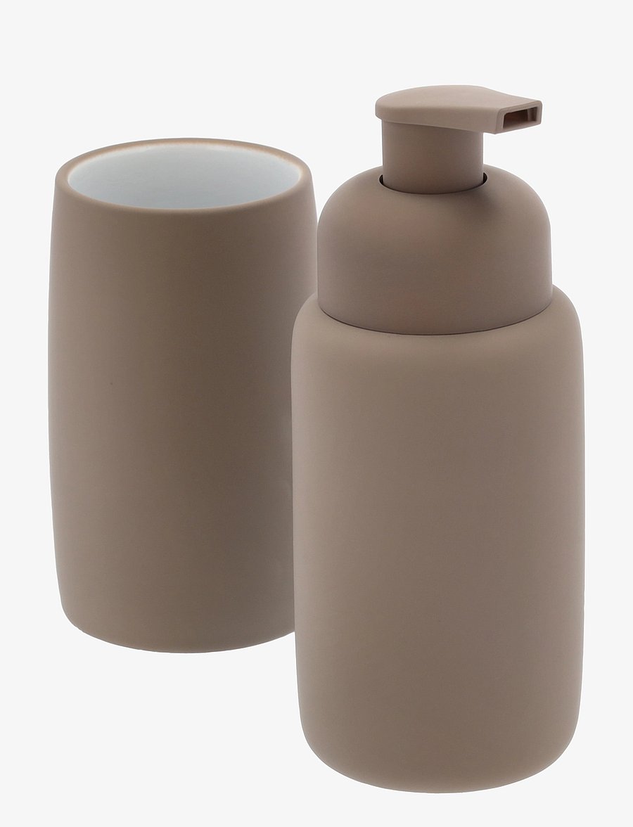 Södahl - Soap dispenser Mono Taupe - zahnbürstenhalter - brun - 2